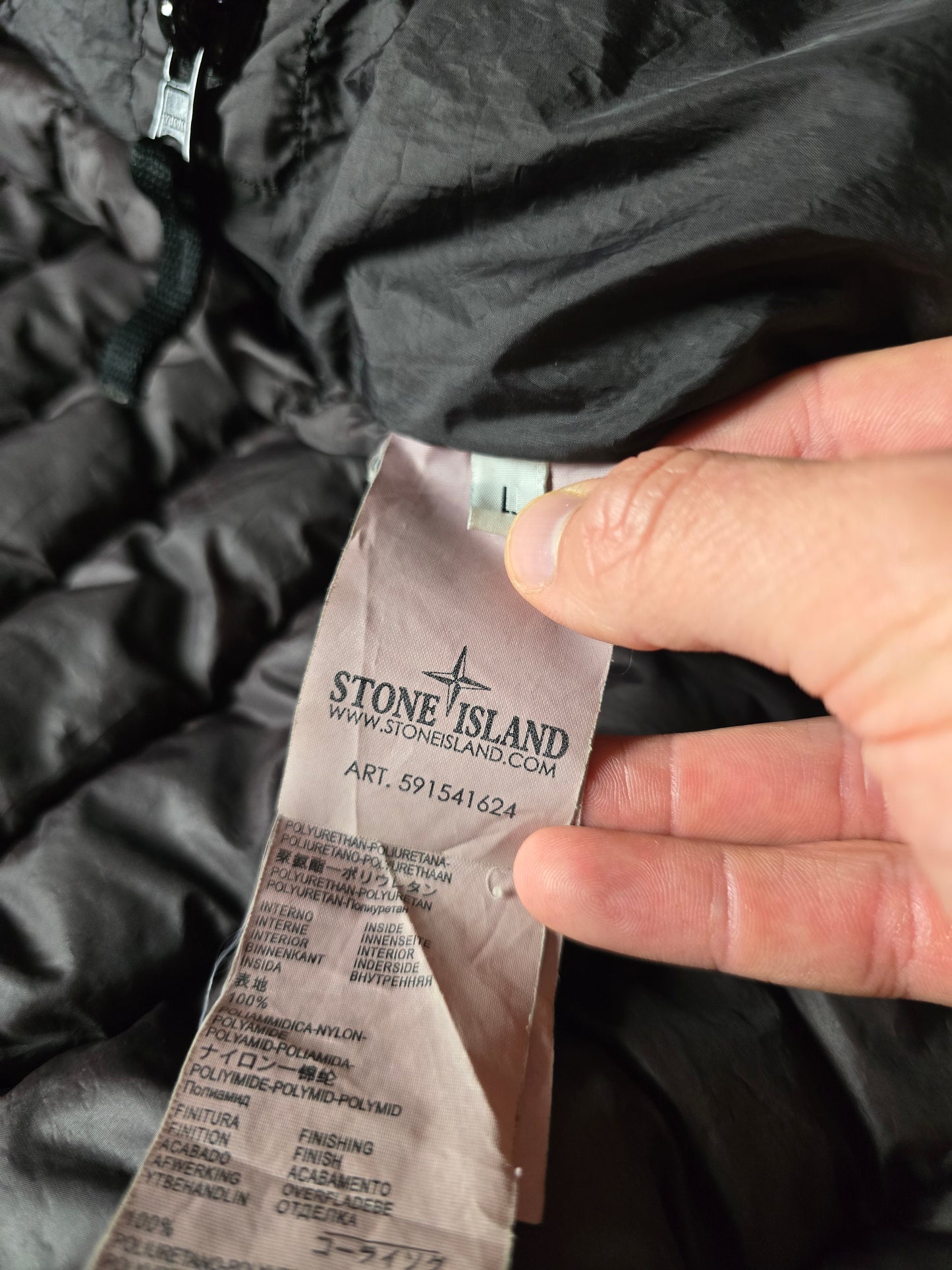 Stone Island Garment Dyed Ultralight Down Puffer Jacket (M/L)