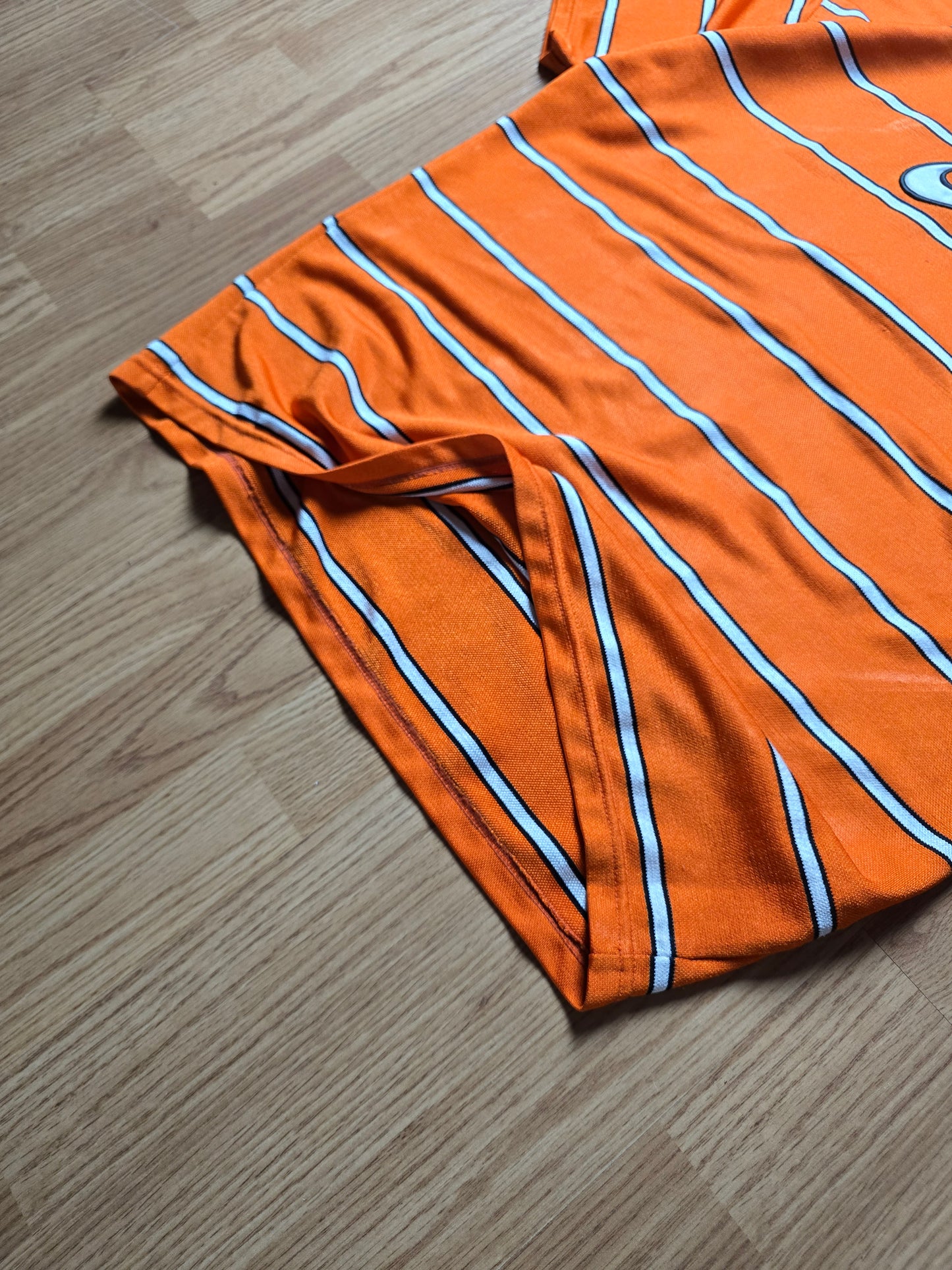 90s Nike Striped Sports Jersey (M)
