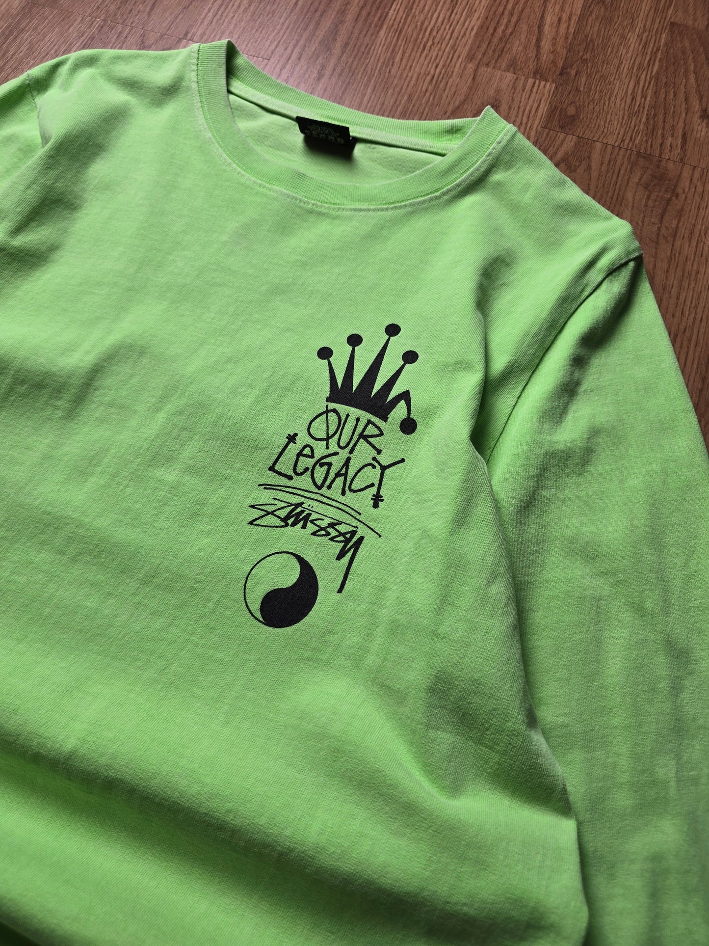 Stussy x Our Legacy Workshop Crown Logo Long Sleeve T-shirt (S)