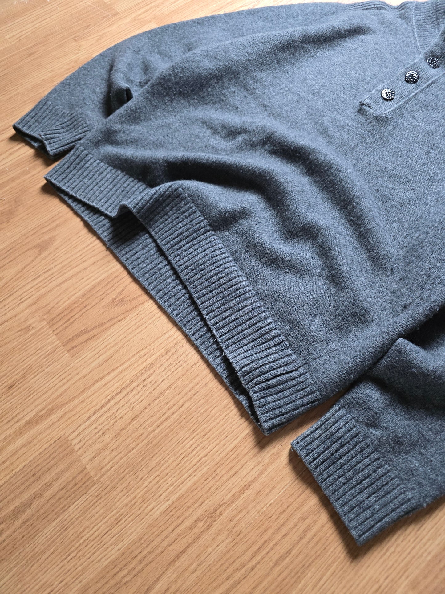 Stone Island Quater Zip Wool Blend Jumper (M/L)