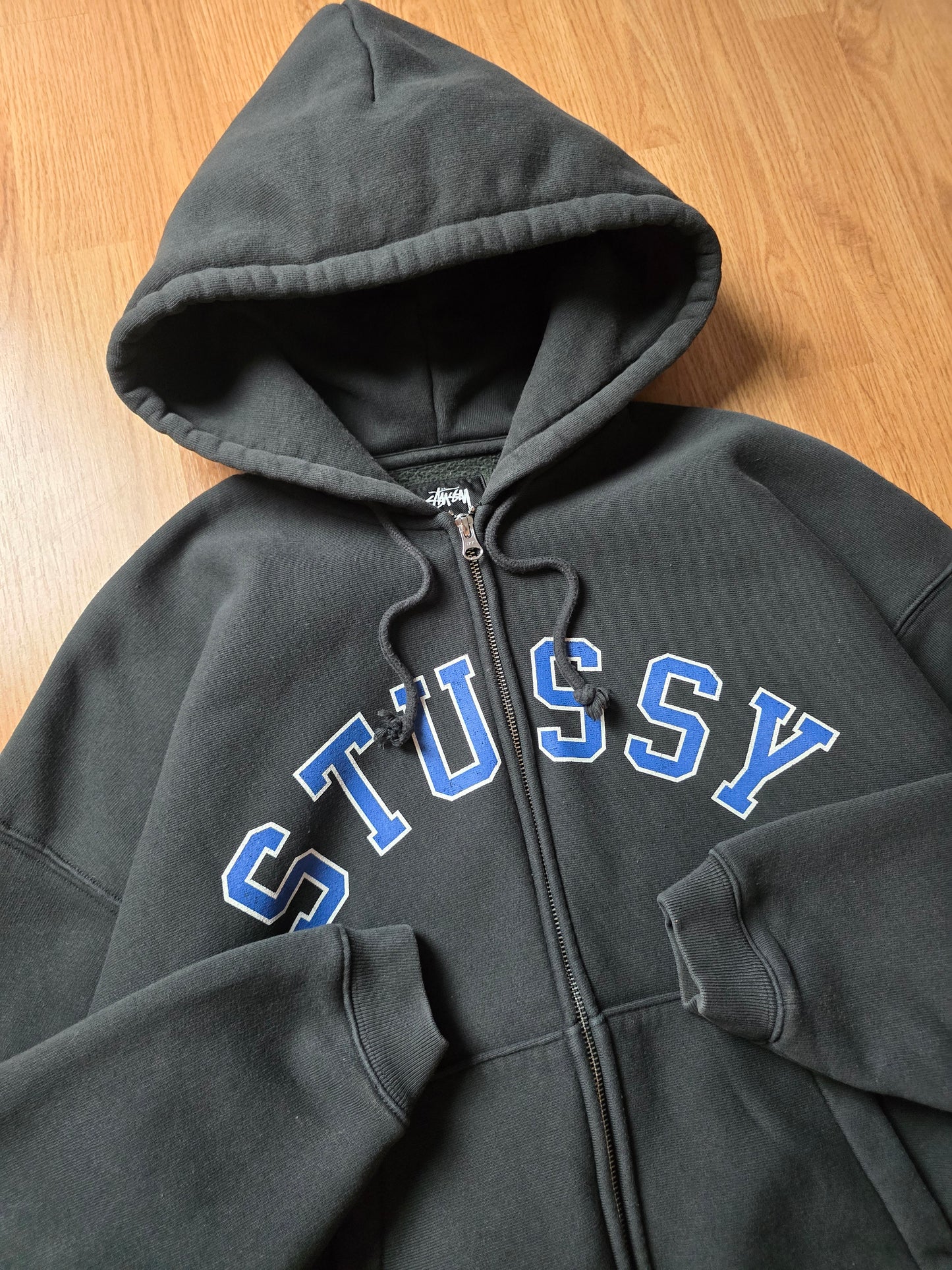Stussy Faded Graphic Zip Hoodie (M)