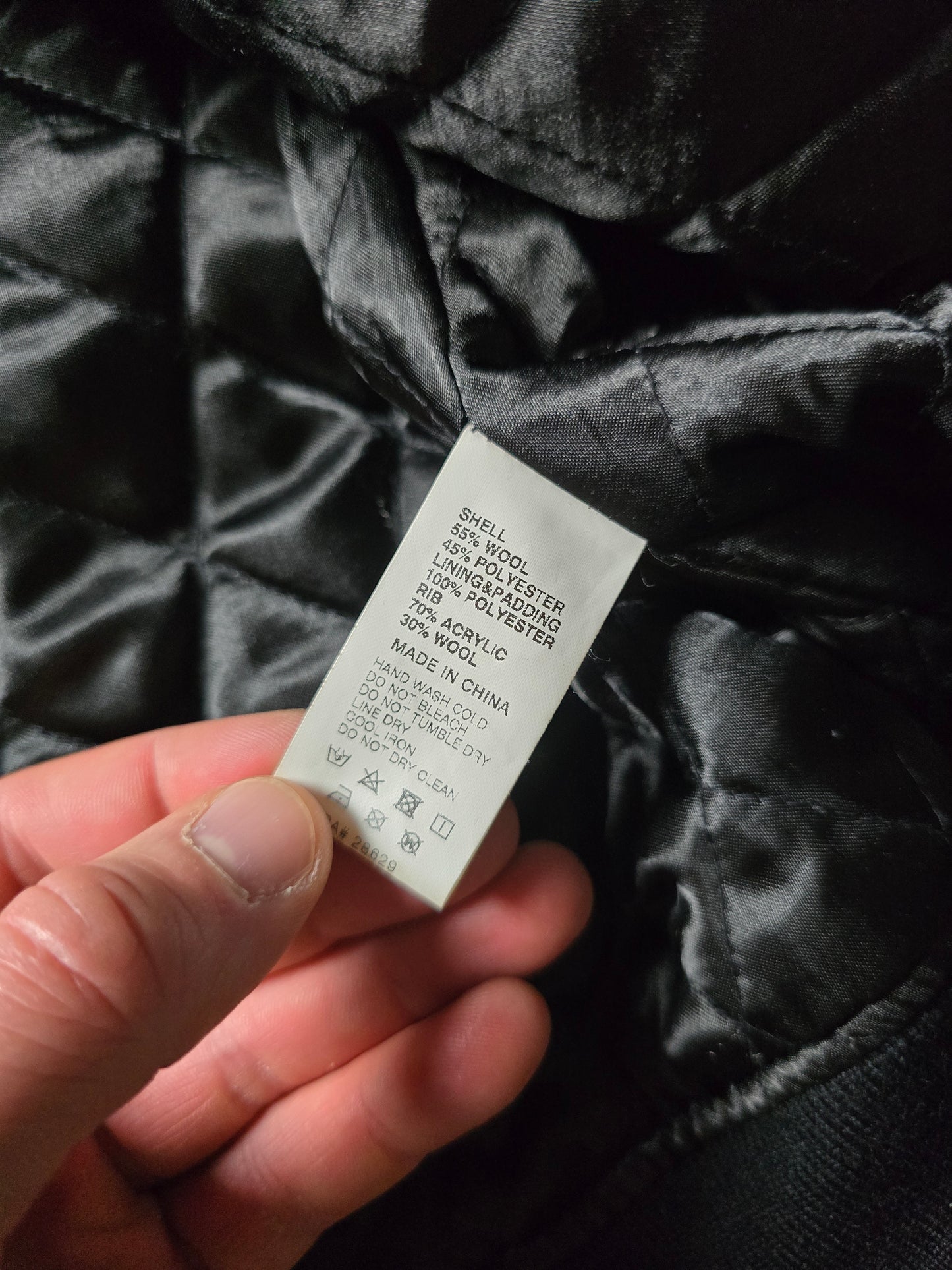 Stussy Wool B-10 Quilt Lined Bomber Jacket (M)