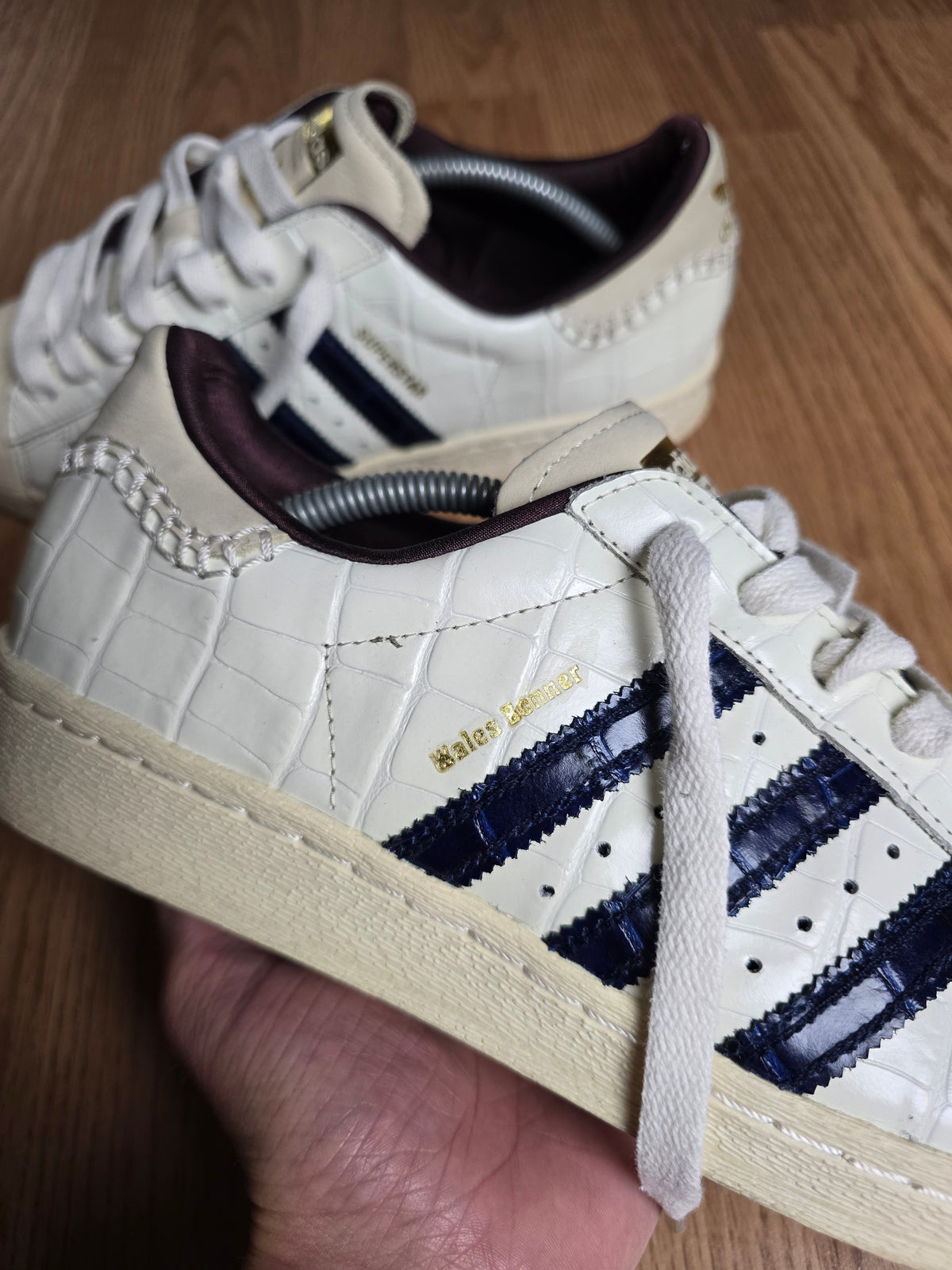 Adidas x Wales Bonner Superstar "White Croc" (UK9)