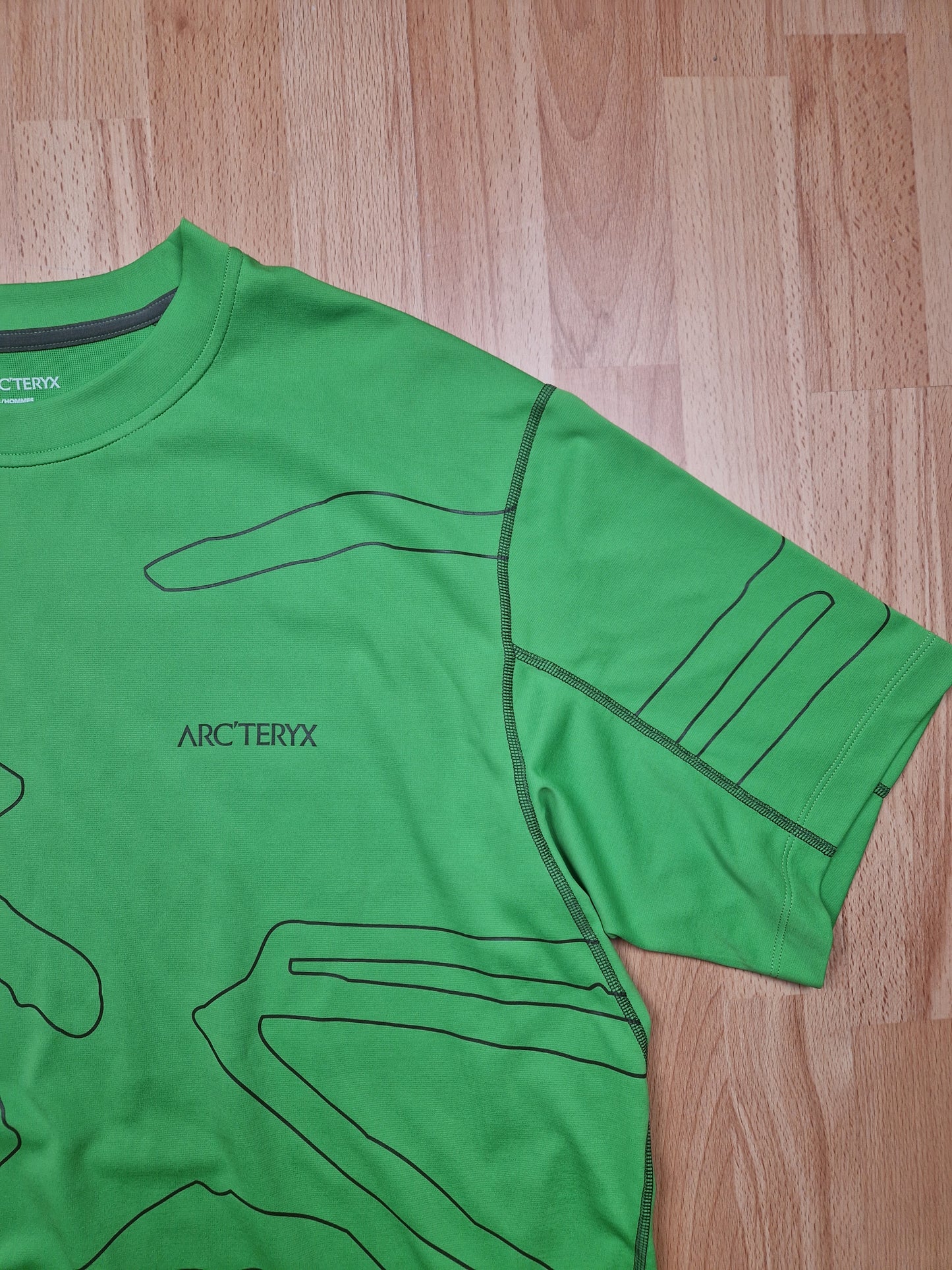 RARE Arc'teryx System A 'Copal SS Grotto Line' T-shirt (L)