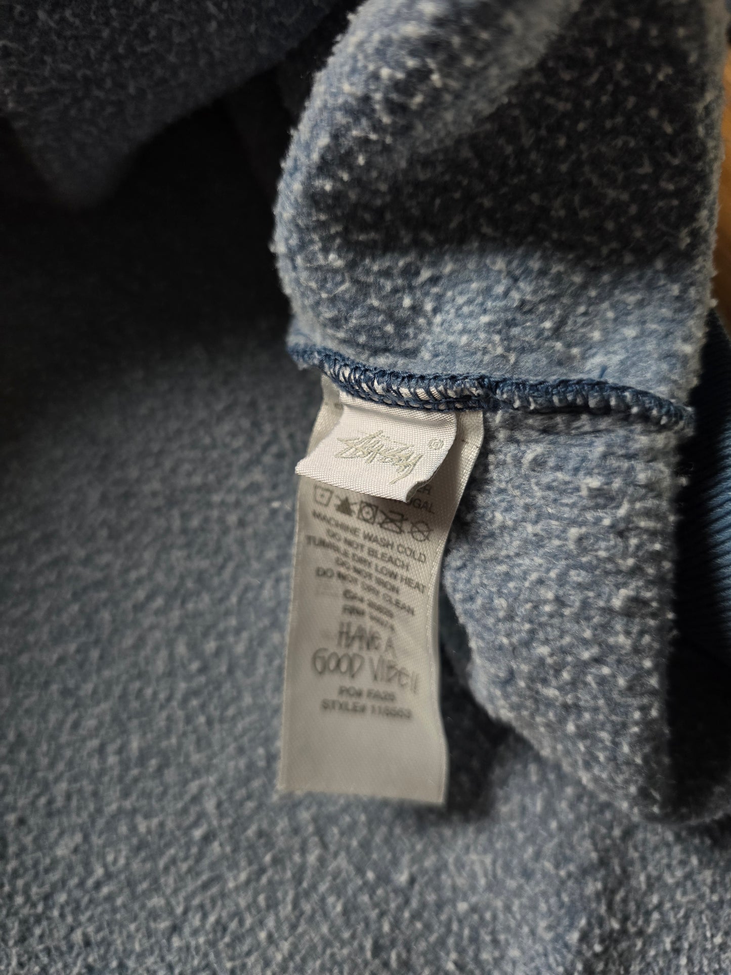 Stussy Faded Graphic Zip Hoodie (M)