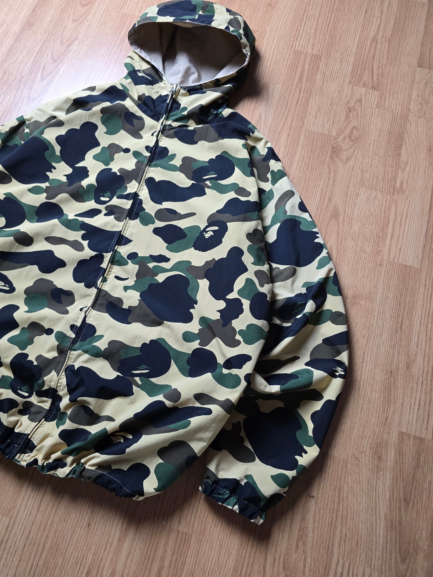 RARE 00s Bape 1st Camo Reversible Cycles Jacket (L)