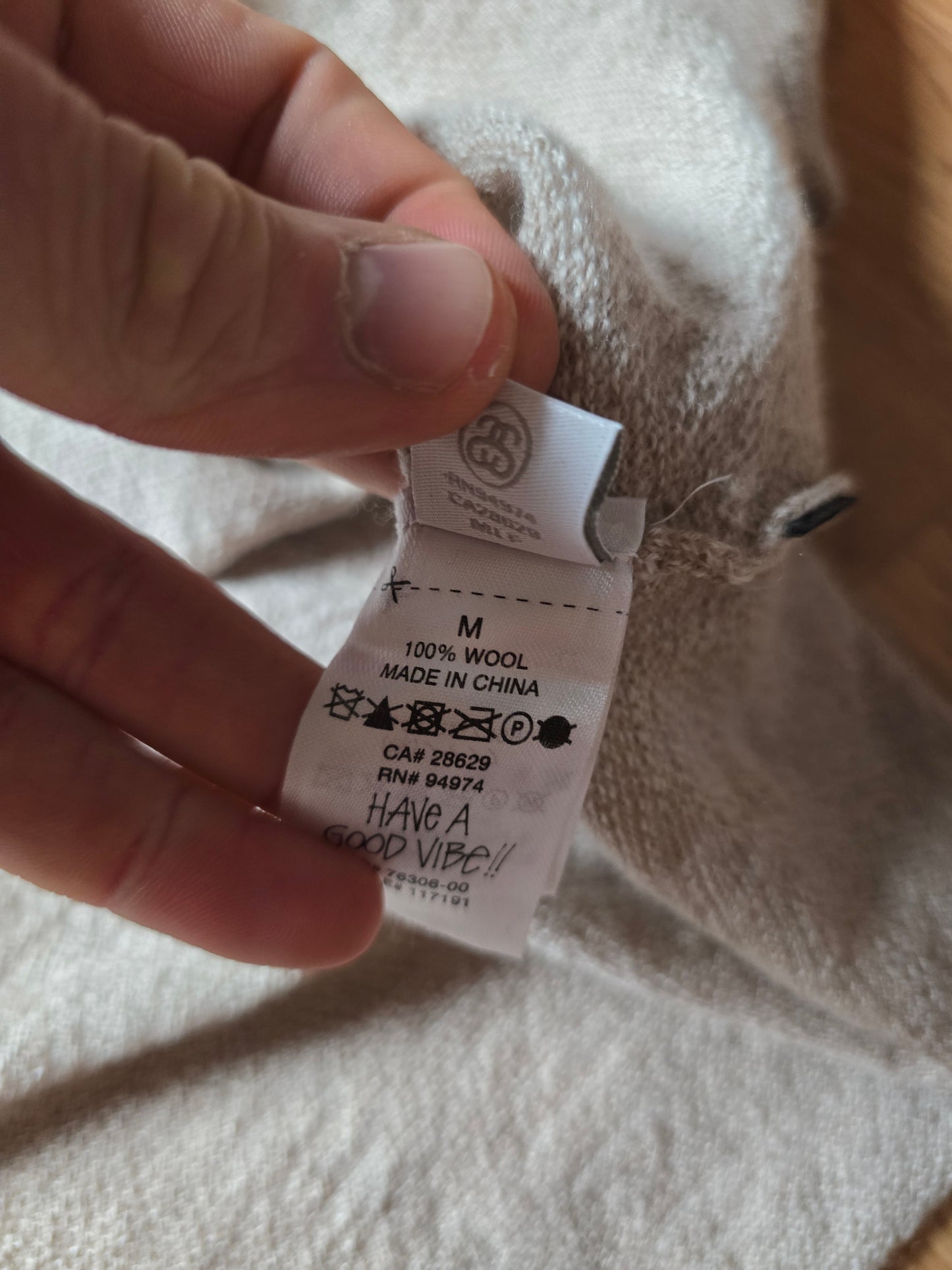 Stussy Shadow Stripe Wool Knit Sweater (M)