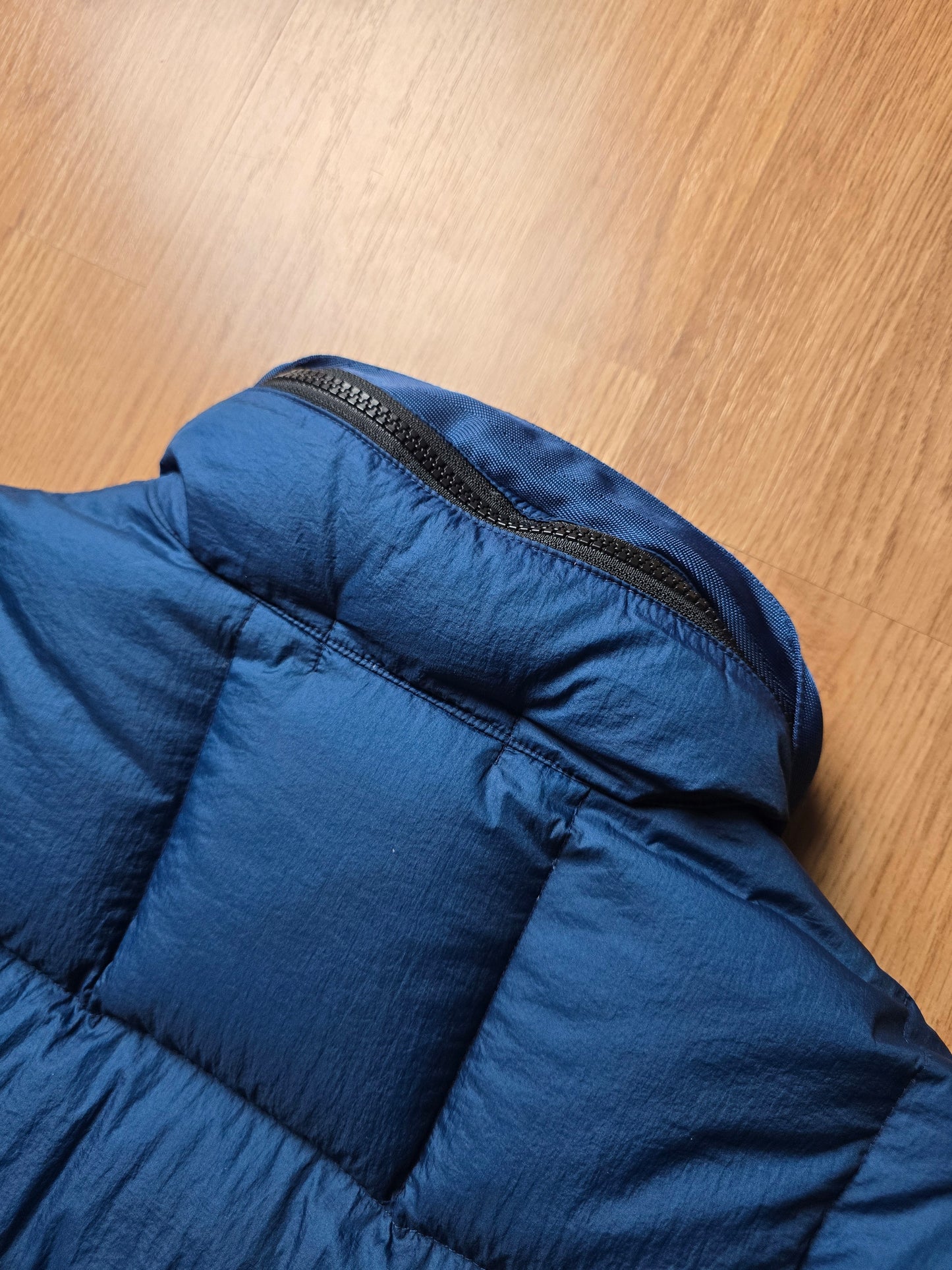 RARE Stone Island Opaque Nylon Tela Down Mesh Badge Puffer Jacket (M)