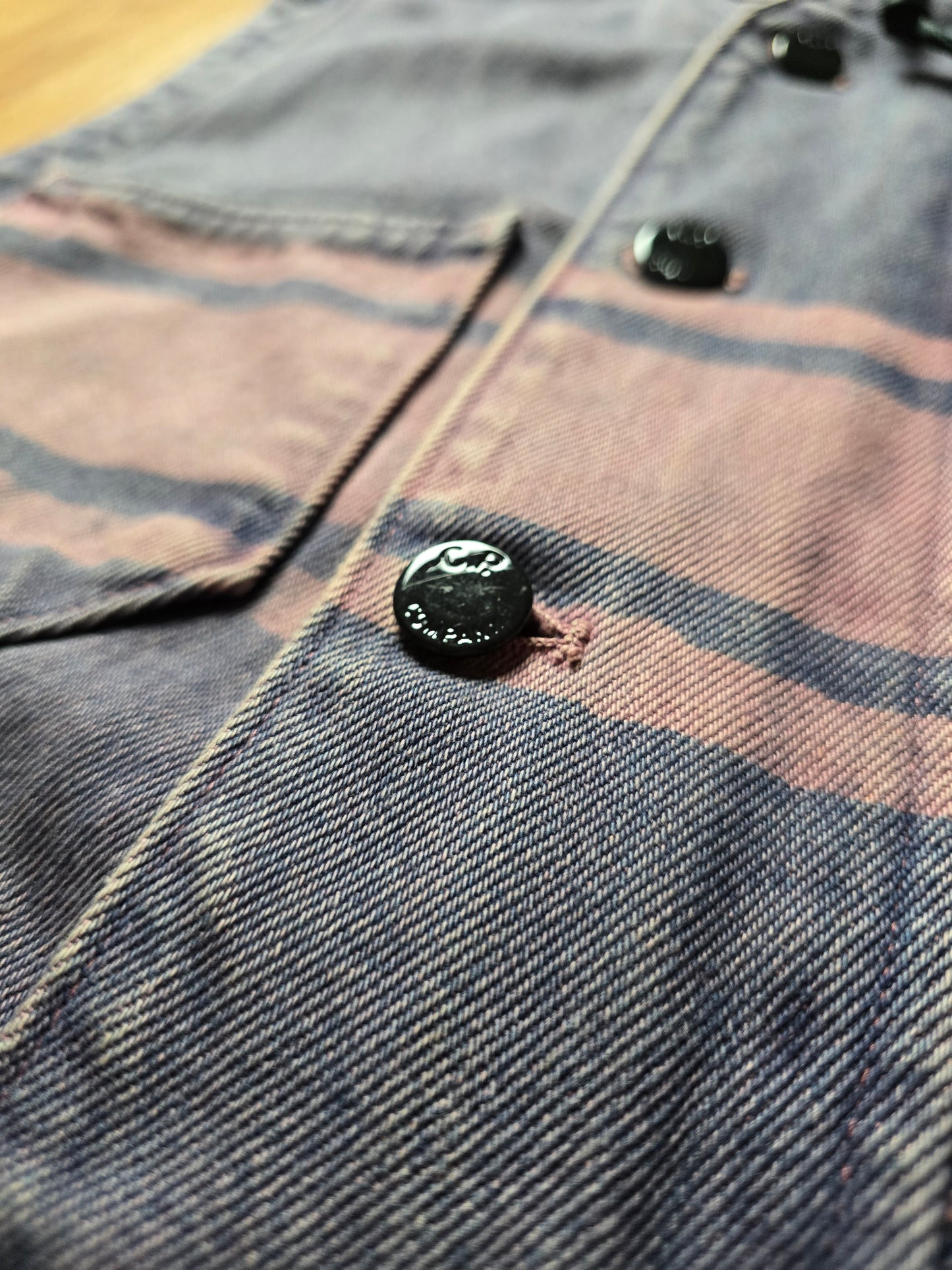 C.P. Company x One Bock Down Denim Utility Vest (M)