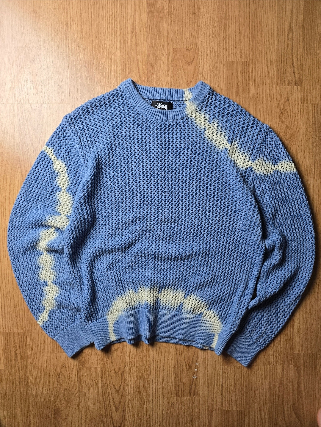 Stussy Pigment Dyed Loose Gauge Knit Sweater (L)