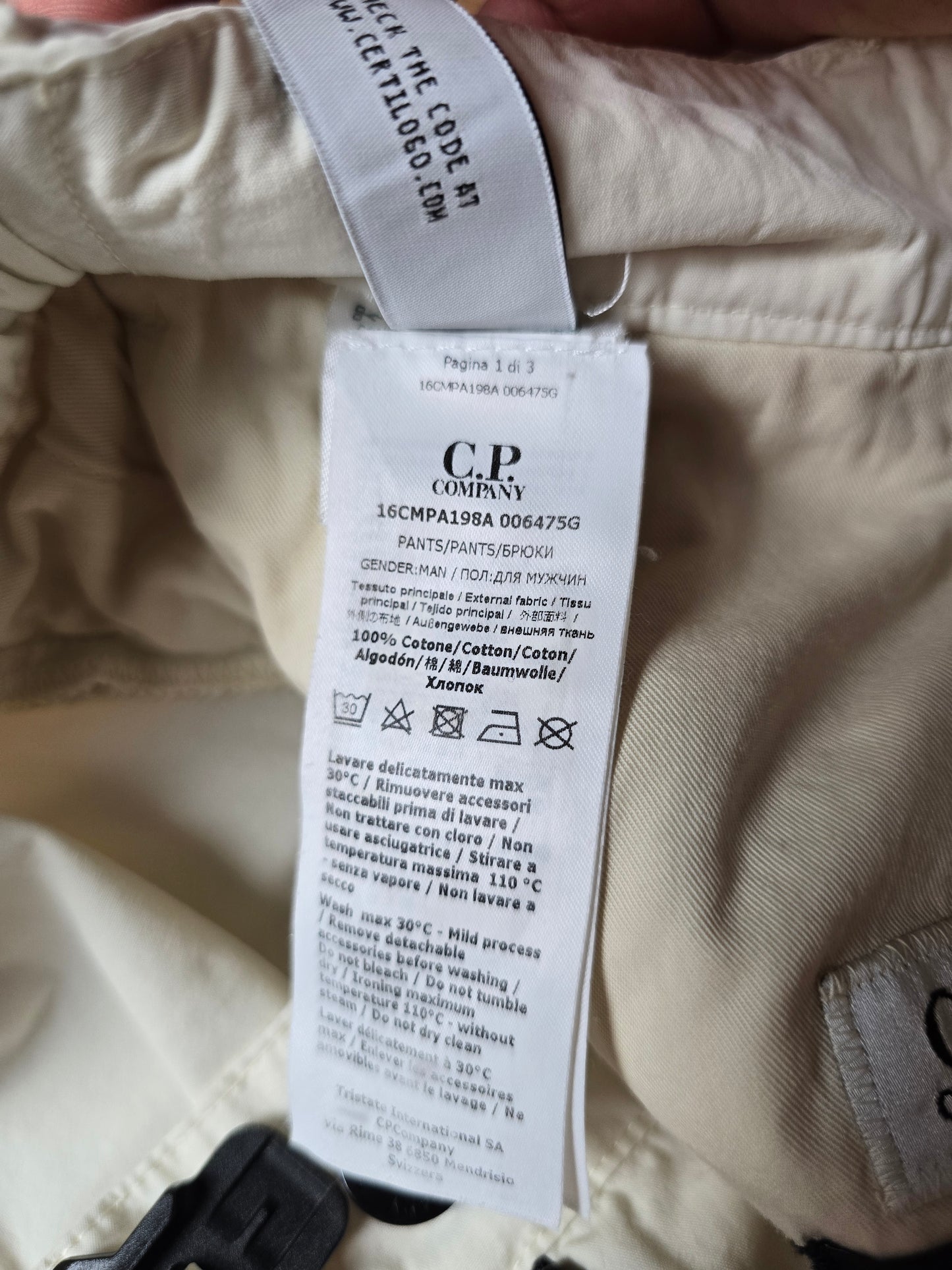 C.P. Company Baggy Technical Cargo Pants (32x32)