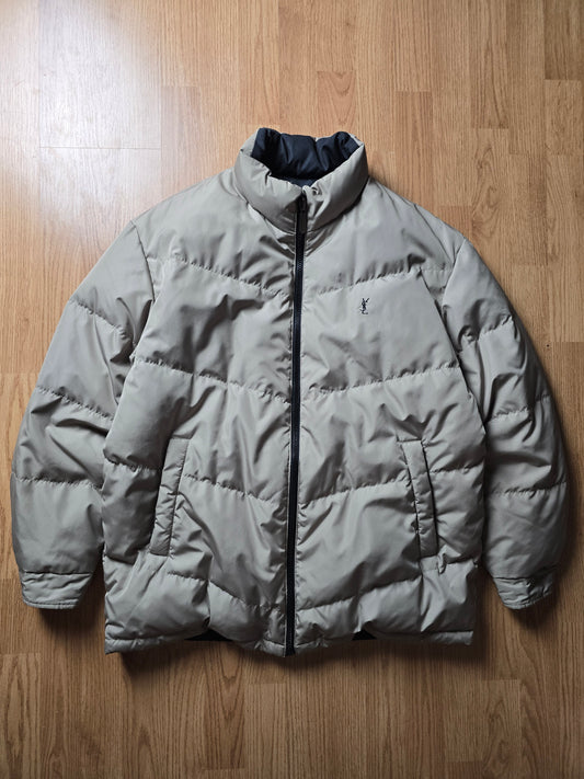 Vintage YSL Reversible Down Puffer Jacket (L)