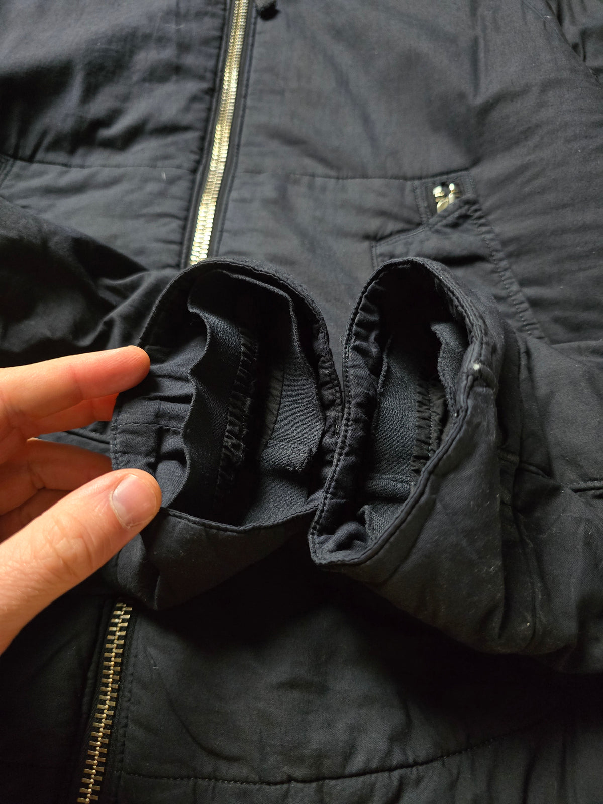 Stone Island Flaace Lined Mussola Gommata Hooded Bomber Jacket (M)