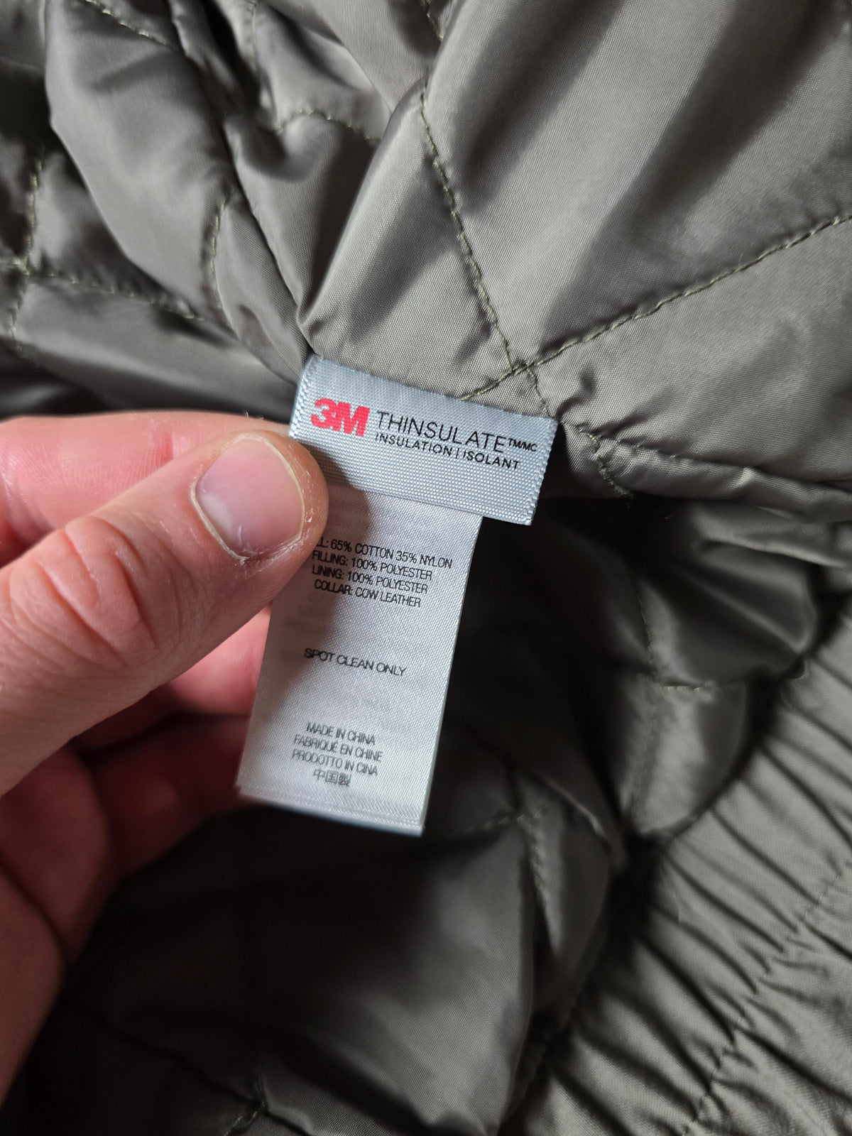 Supreme Leather Colar Utility Jacket (S/M)