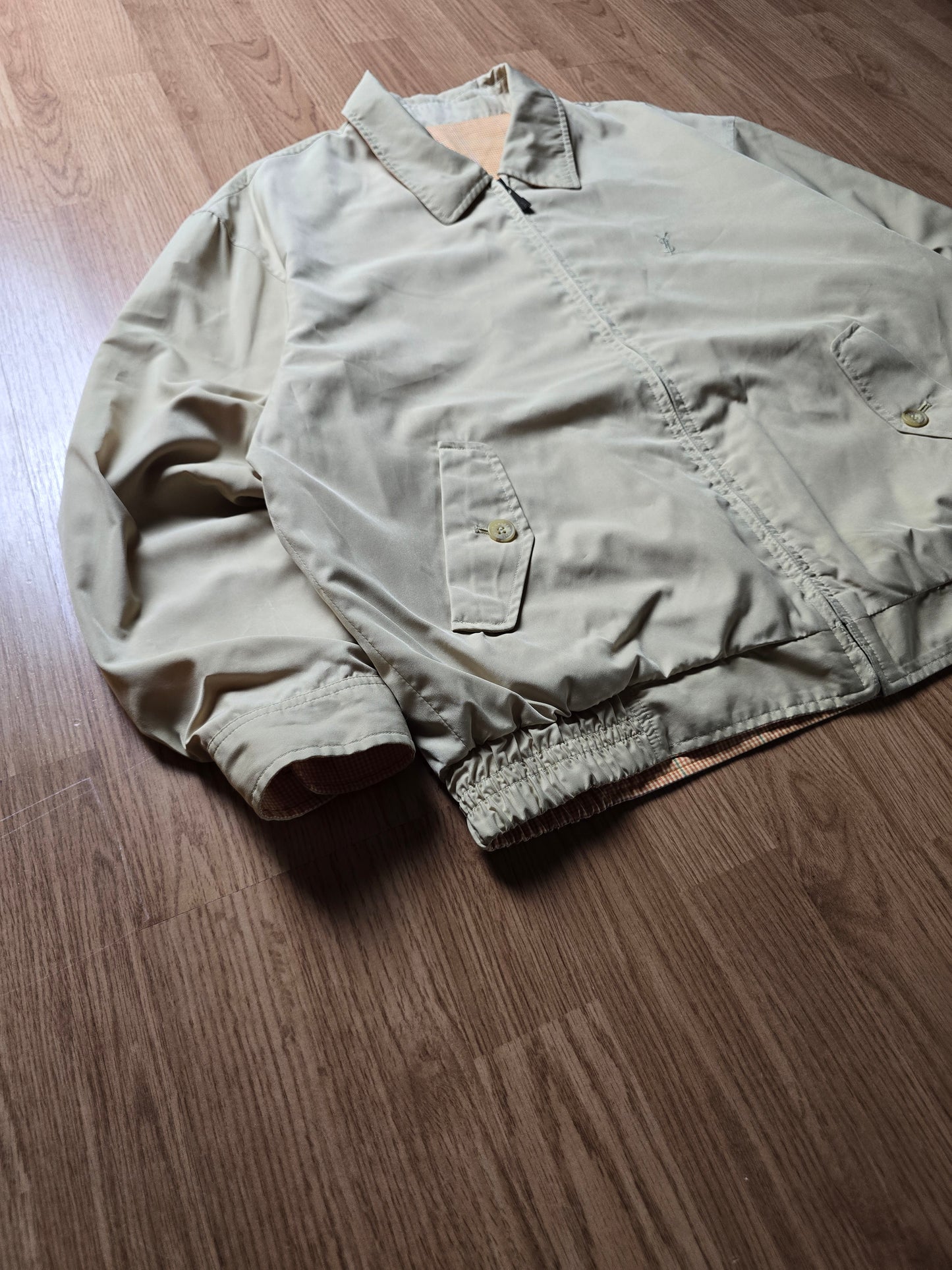 Vintage YSL Pour Homme Reversible Harrington Jacket (M/L)