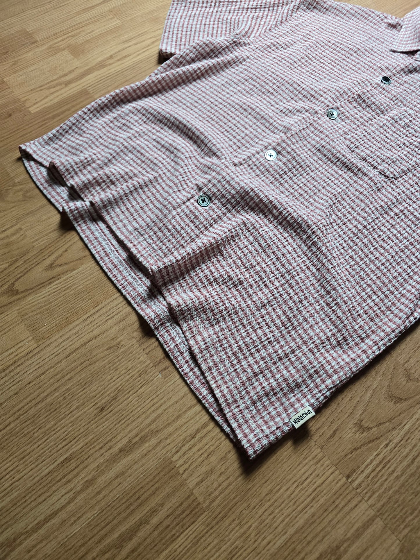 Stussy Wrinkly Gingham SS Shirt (M/L)