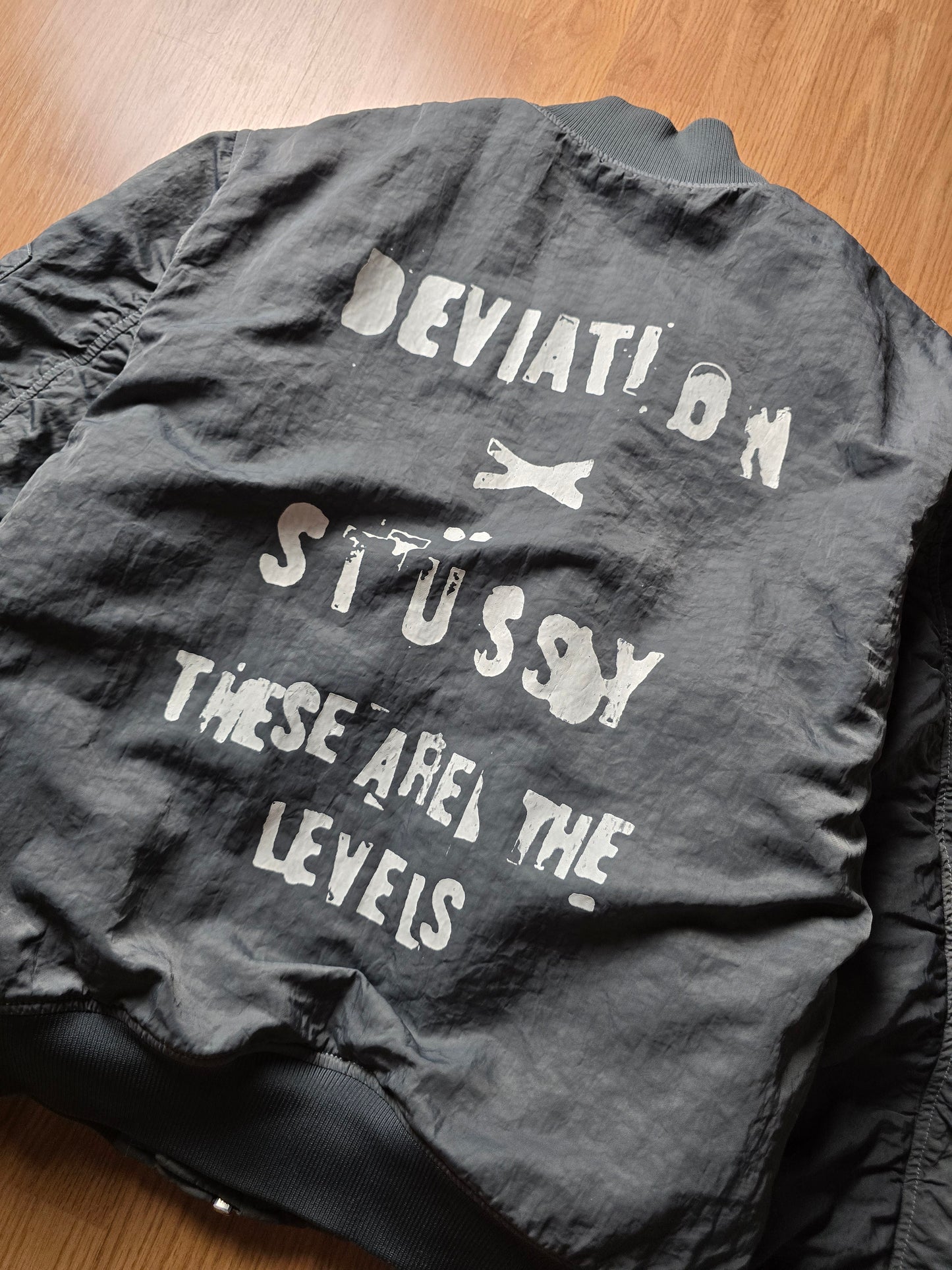 Stussy x Deviation Limited Edition MA-1 Bomber Jacket (M)