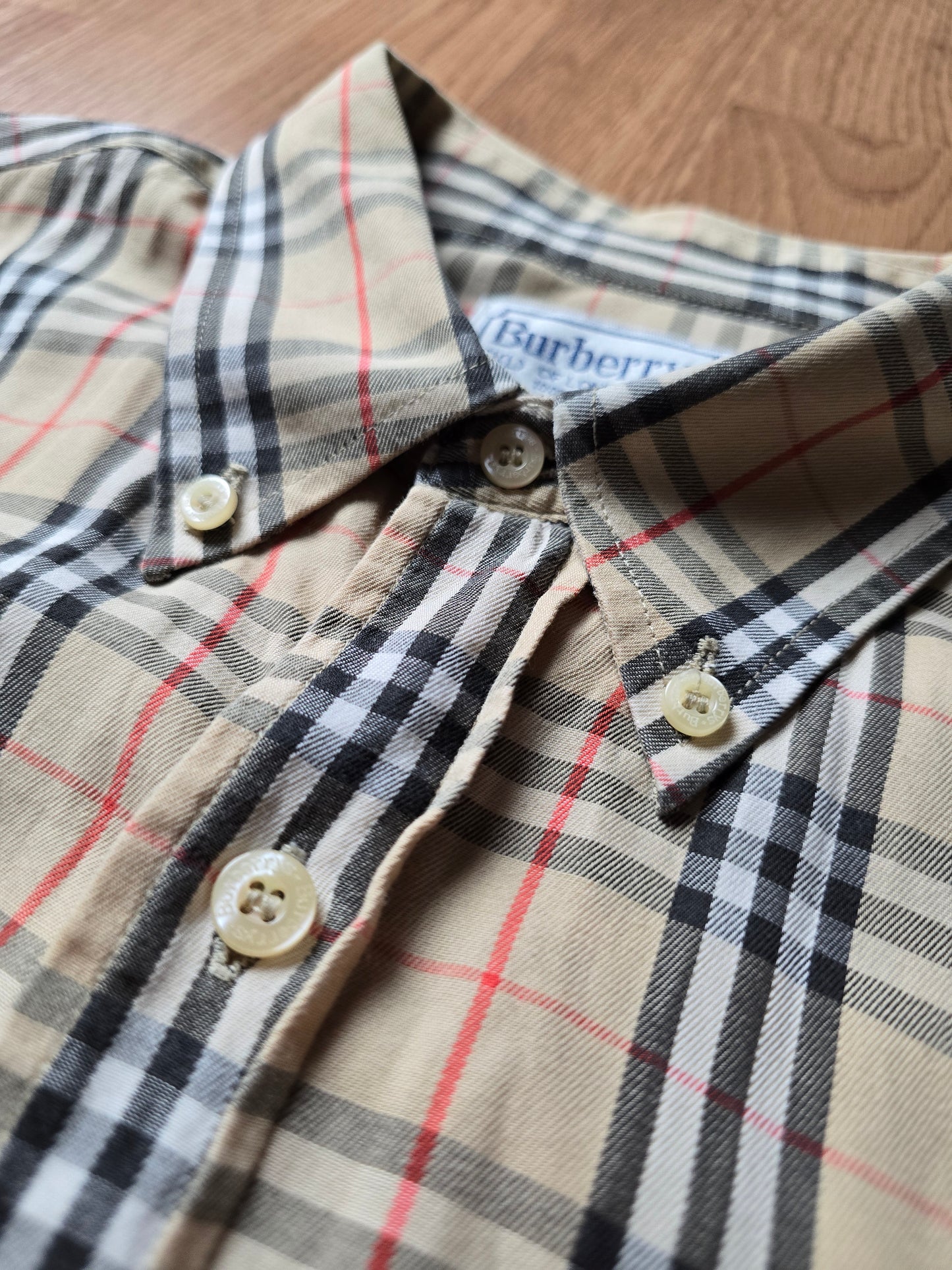 Vintage Burberry LS Nova Check Flannel Shirt (M)
