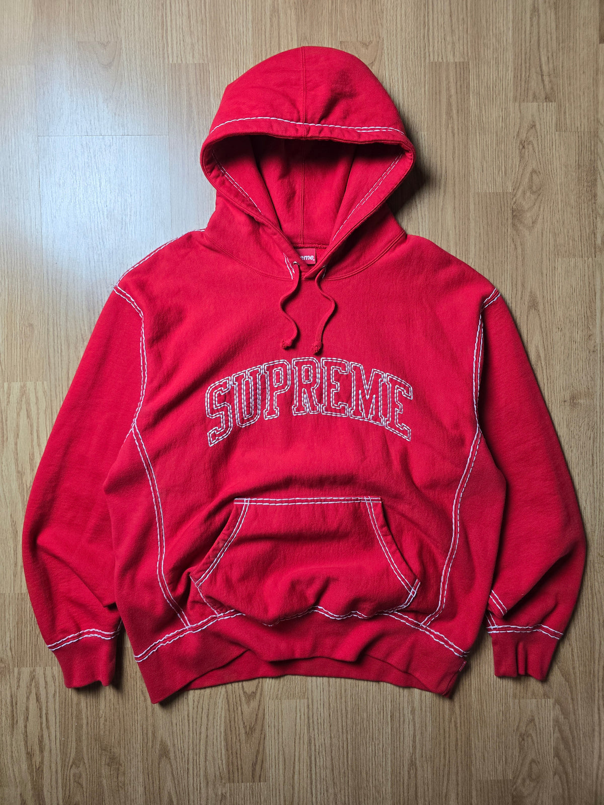 Supreme Big Stitch Hoodie (L)