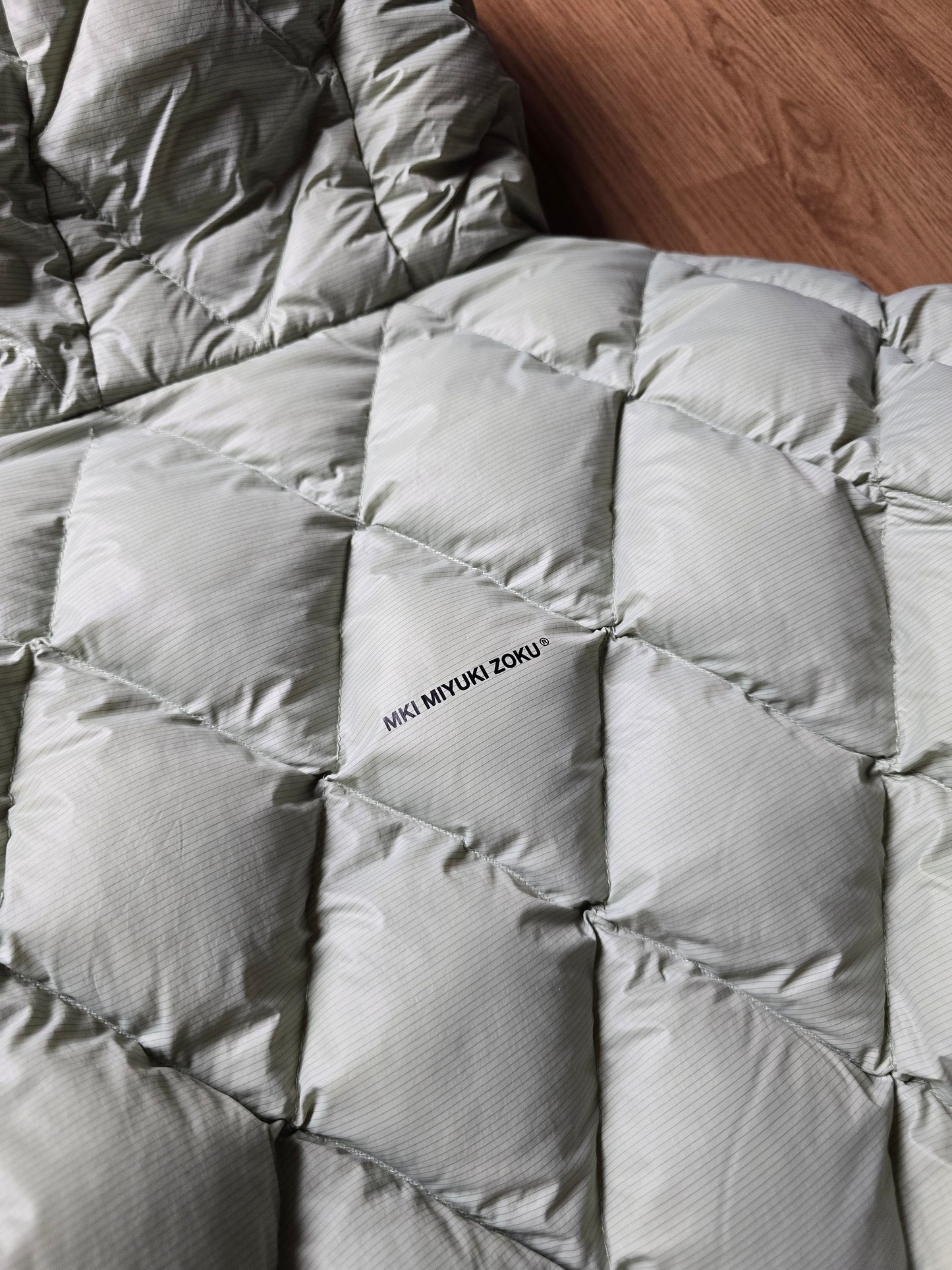 MKI Miyuki Zoku Diamond Shell-Down Hooded Bubble Puffer Jacket (M/L)