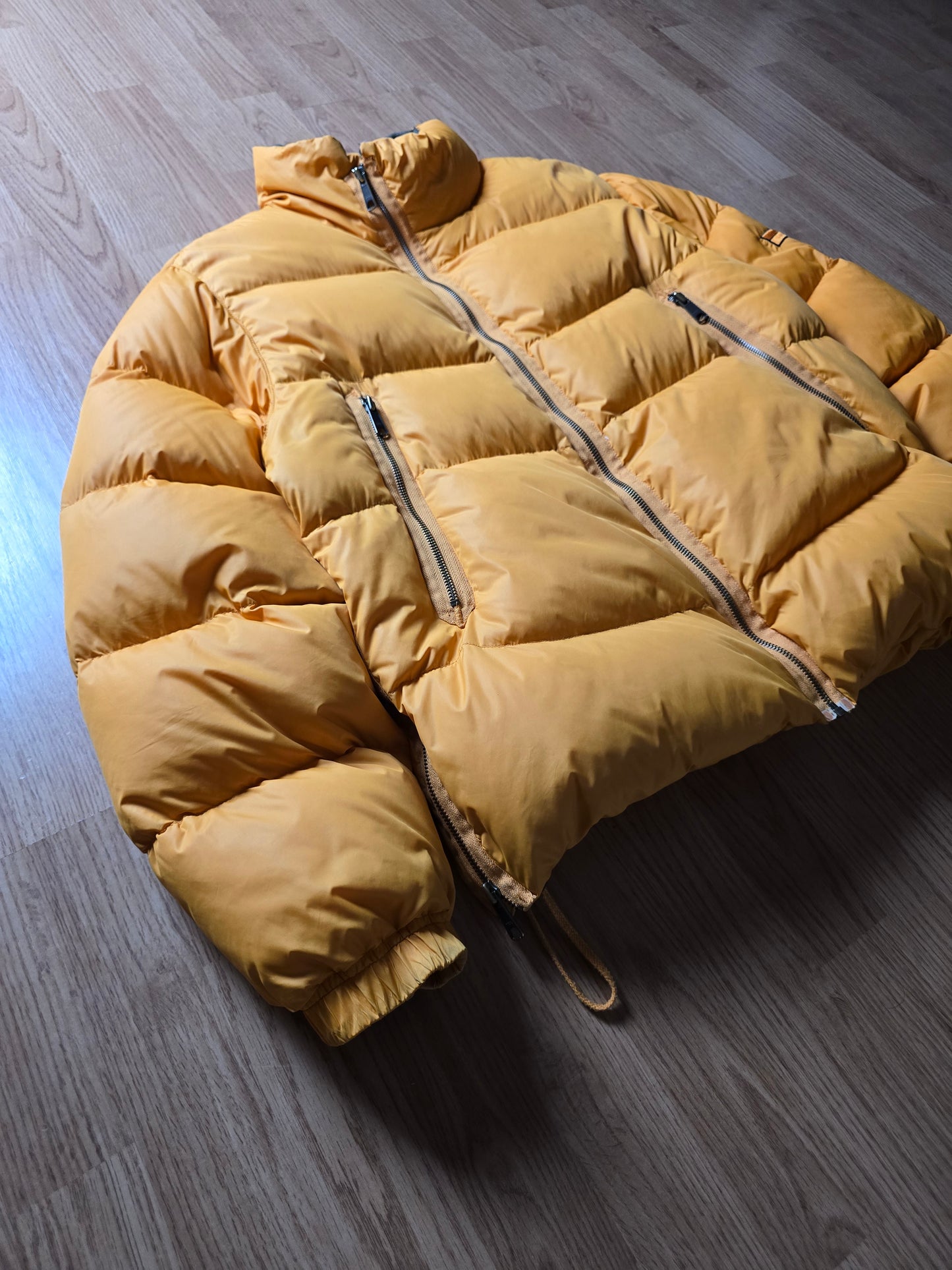 RARE Stone Island Denims AW07 Goose Down Asymmetrical Zip Puffer Jacket (L)