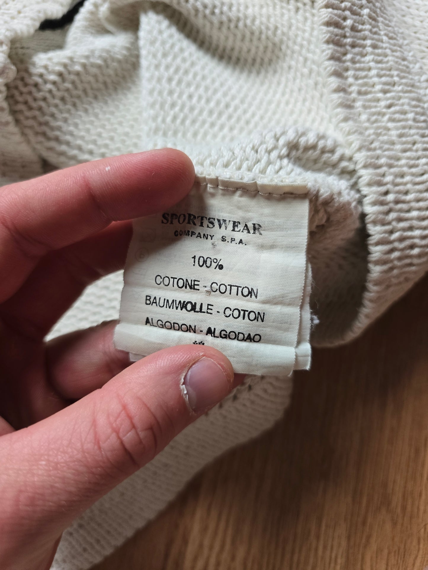 RARE C.P. Company SS00 U16 Cotton Knit Zip Cardigan (S/M)