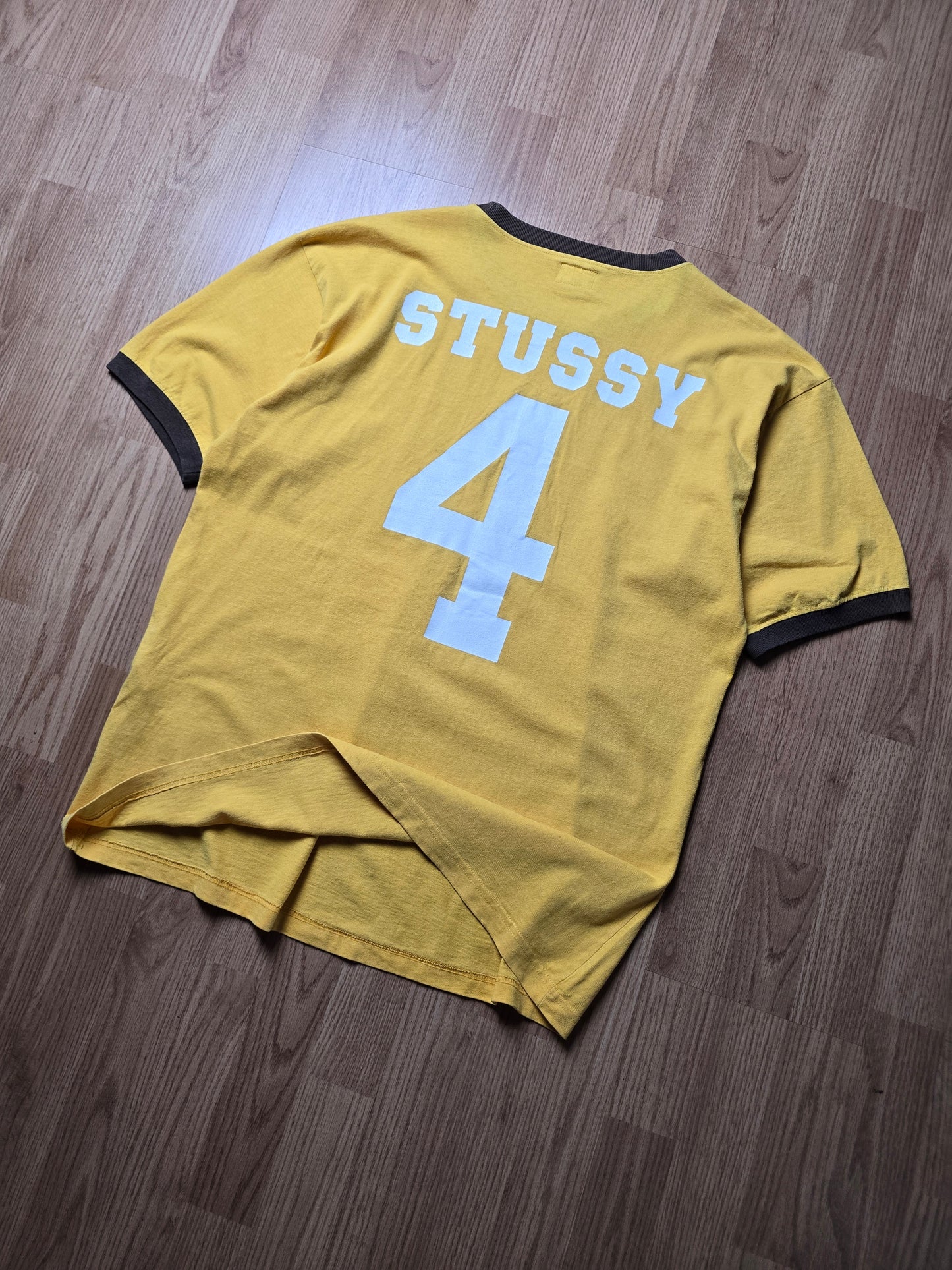 90s Stussy Sport Ringer Tee (L)