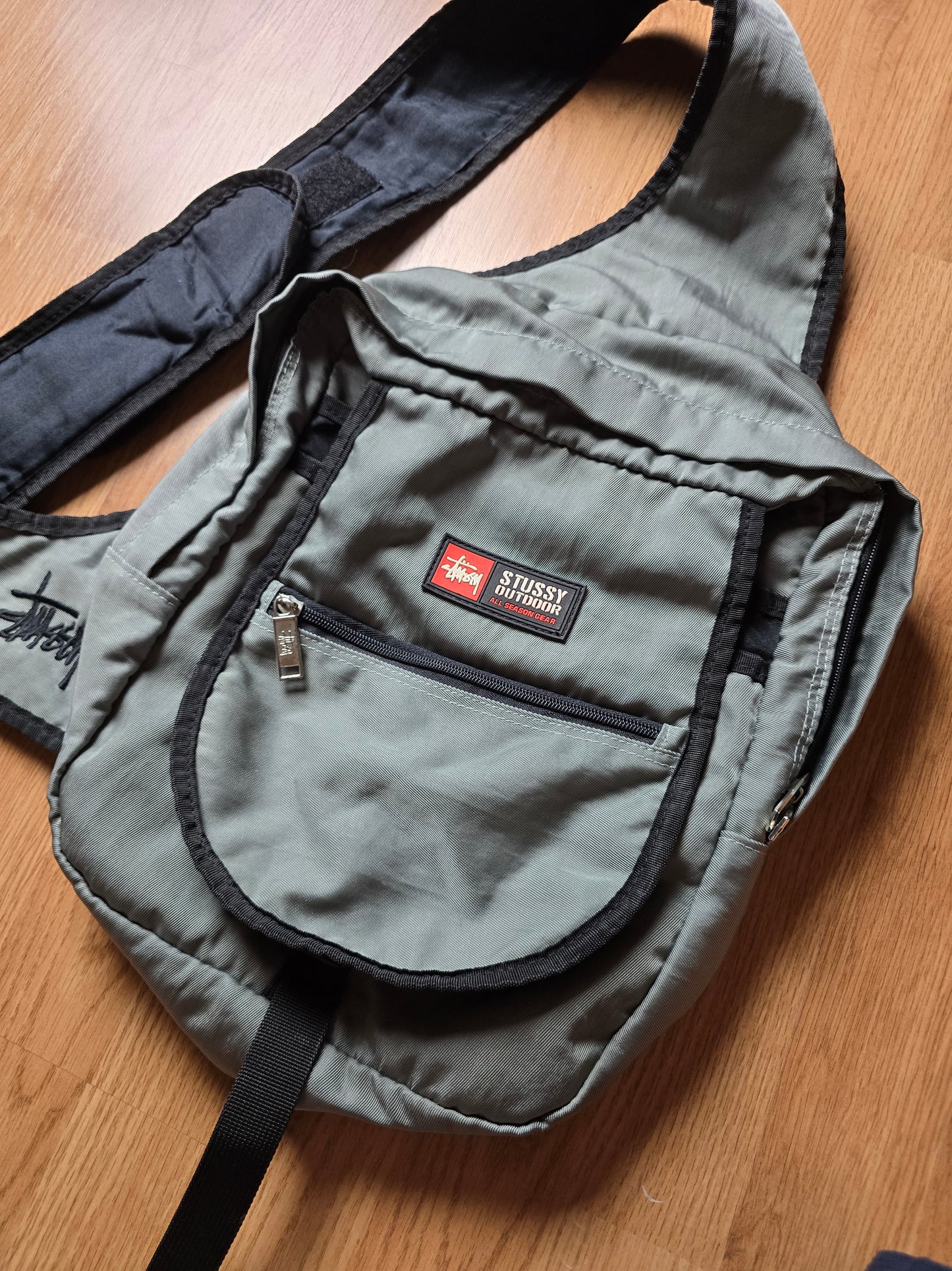 90s Stussy Outdoors Technical Adjustable Sling Bag