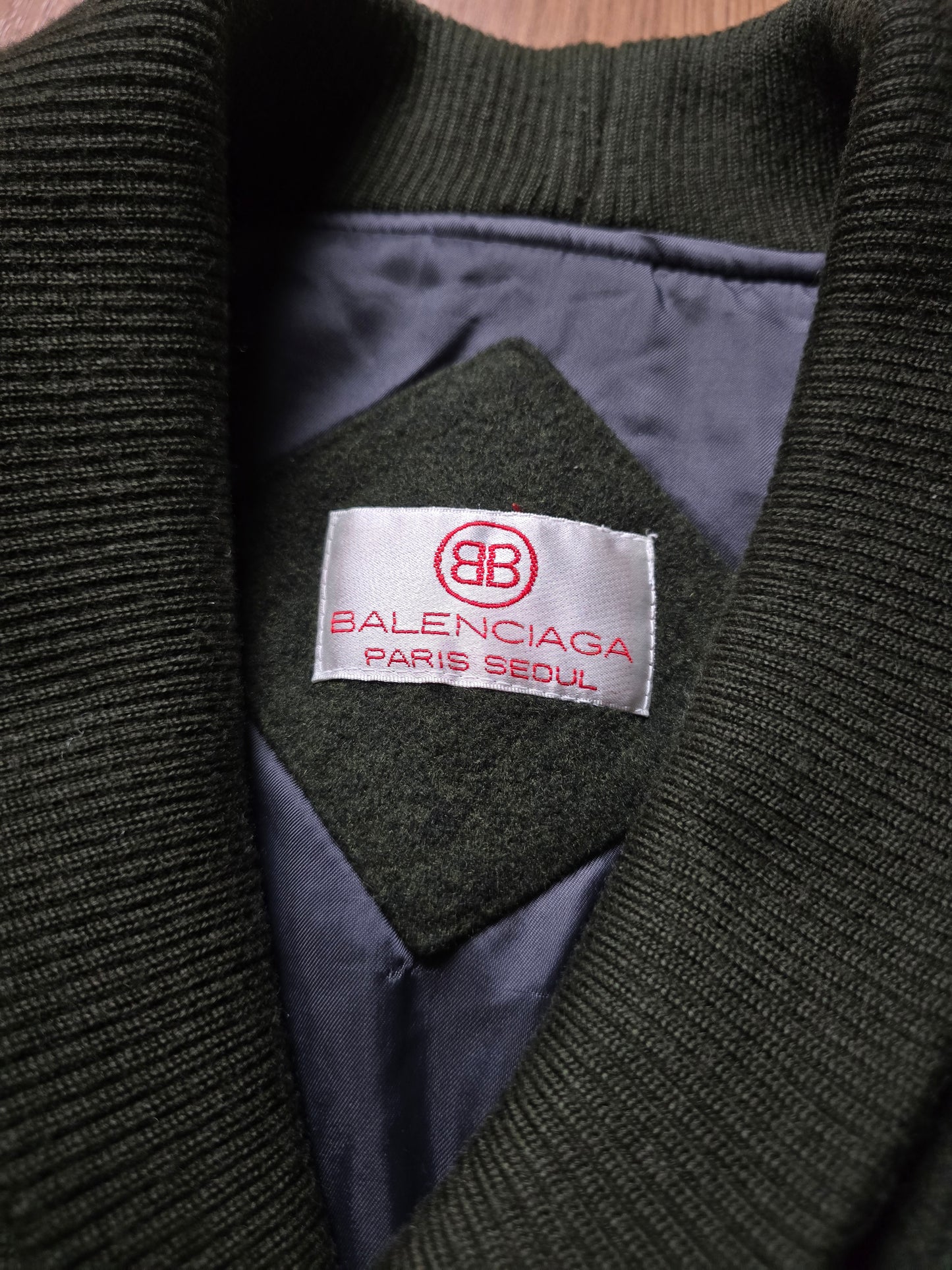 Vintage Balenciaga Double Breasted Wool Jacket (L)