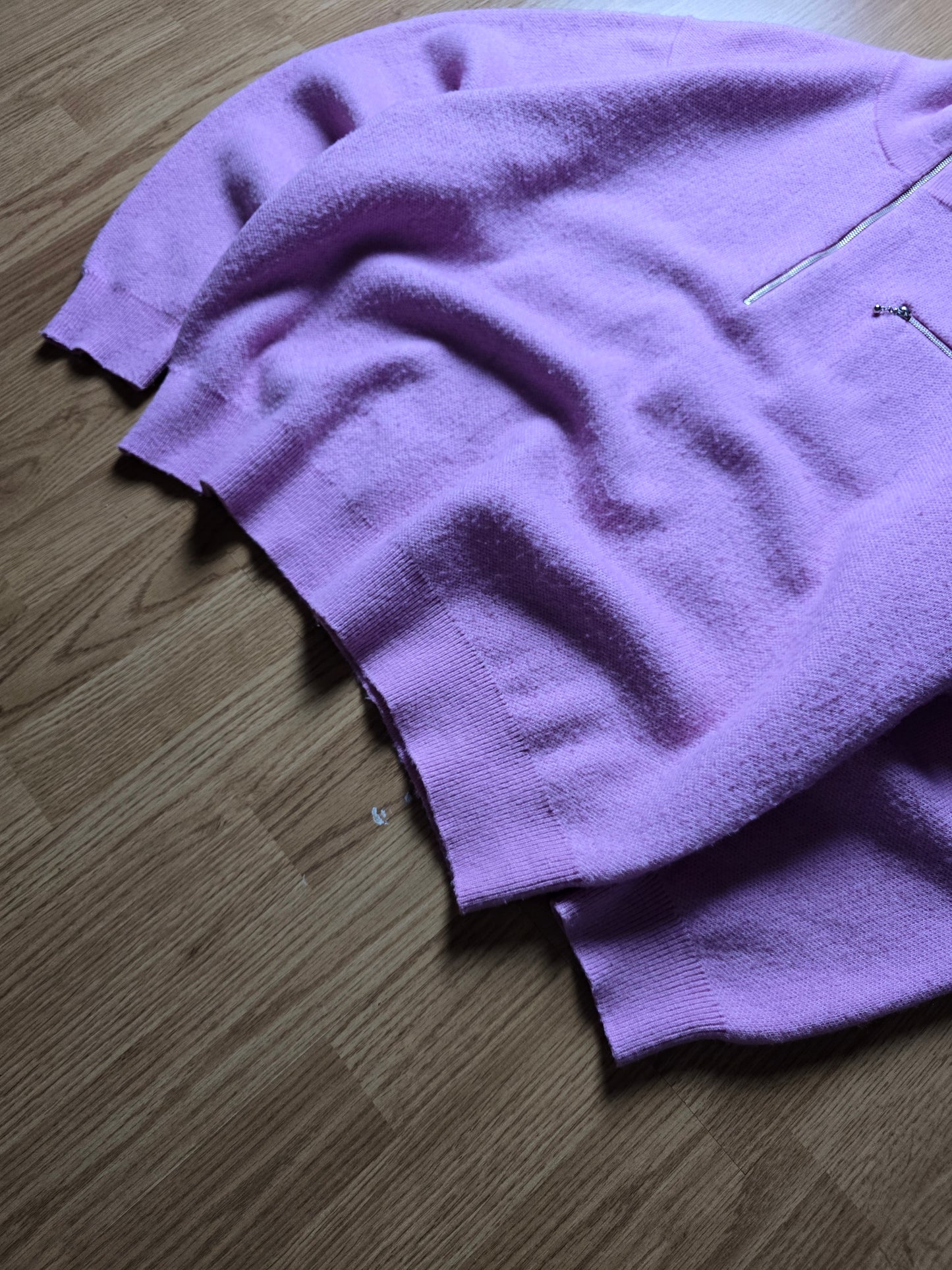 Stussy Half Zip Mock Neck Sweater (L)