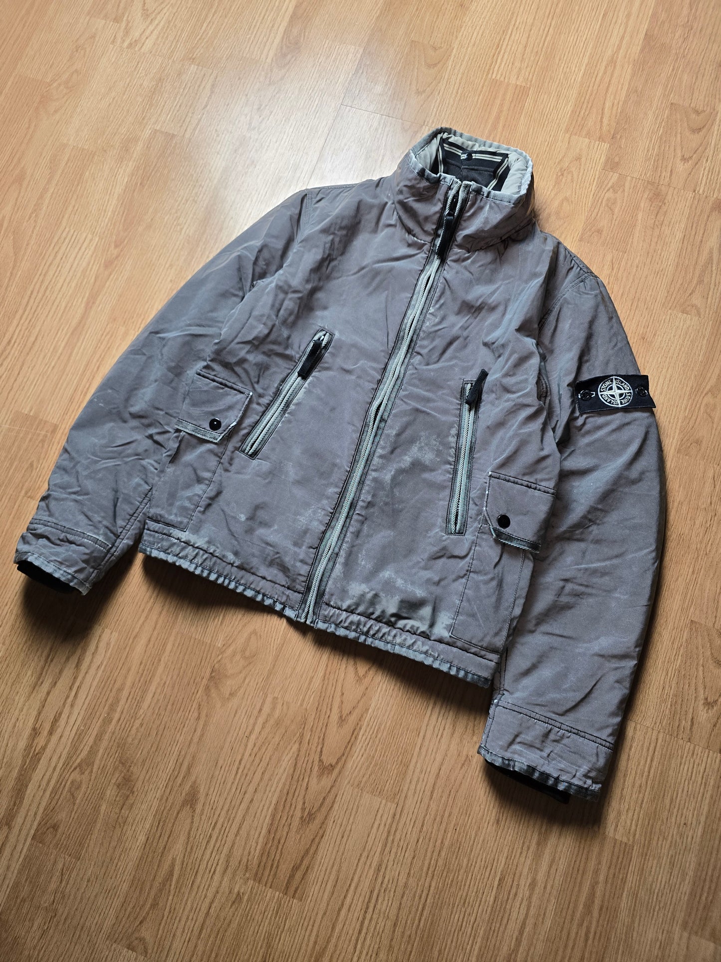 Stone Island 30th Anniversary Liquid Reflective Jacket (S)