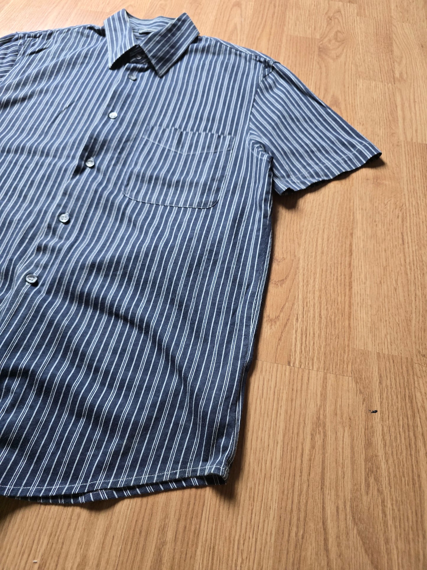 C.P. Company SS04 Pinstripe Cotton Shirt (M)