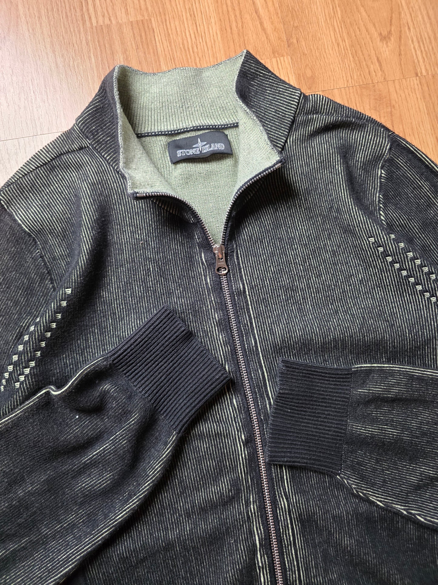 Stone Island Shadow Project Vanisé Knit Zip Track Jacket (S)
