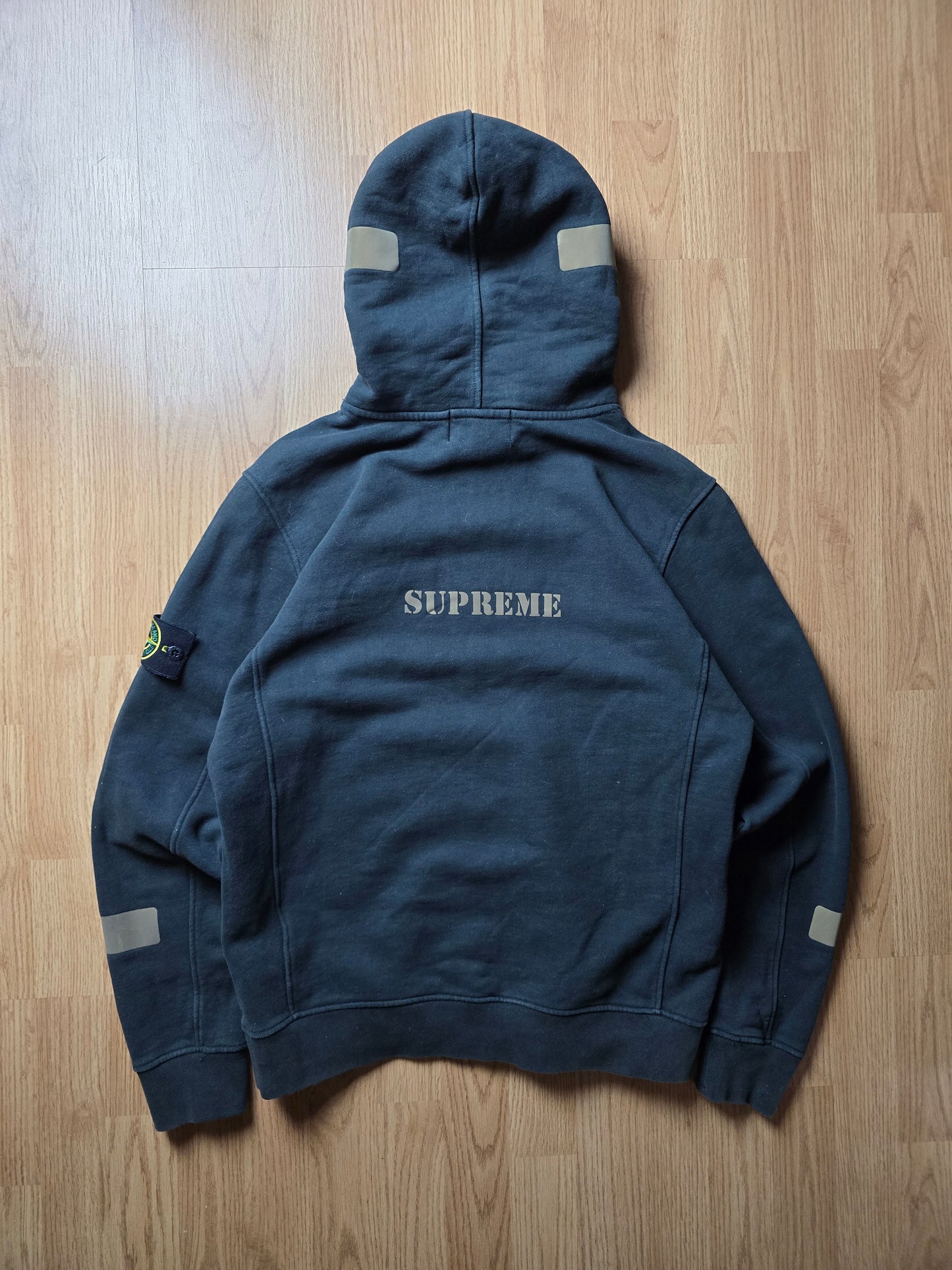 Supreme x Stone Island AW17 Reflective Hoodie (M)