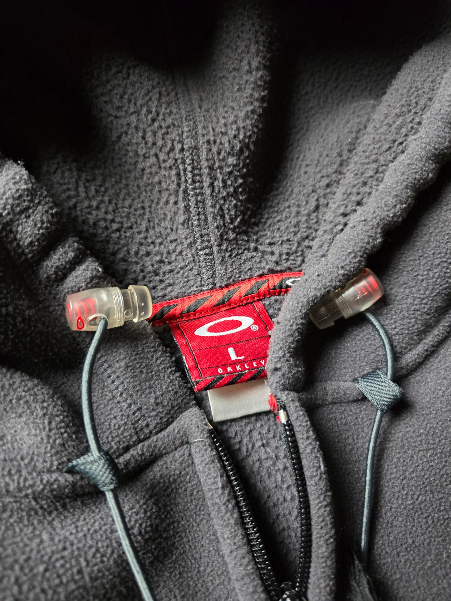 Vintage Oakley Zip-Up Technical Fleece Hoodie (L)