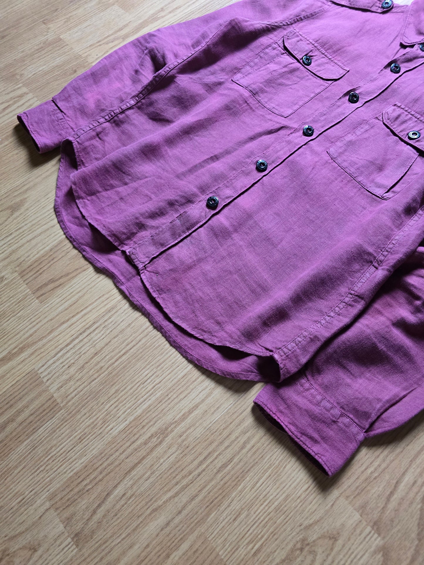 Vintage Stone Island Garment Dyed Linen LS Shirt (S/M)
