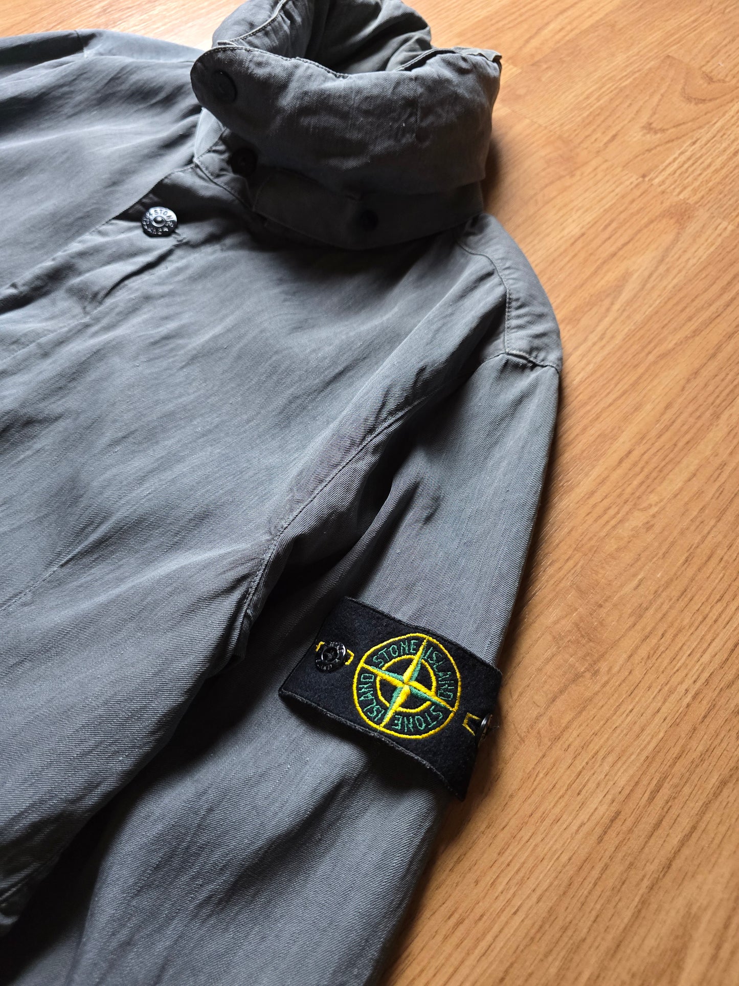 Stone Island SS11 Garment Dyed Lino Mix Park Jacket (M)