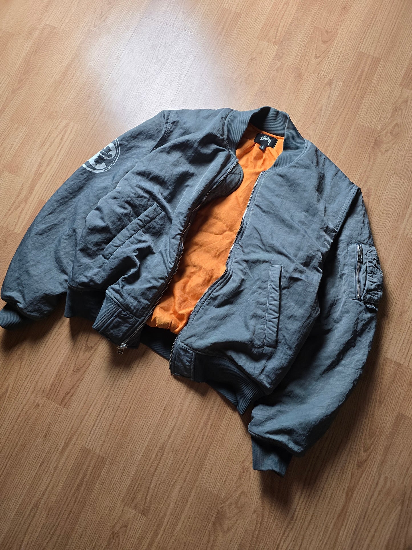 Stussy x Deviation Limited Edition MA-1 Bomber Jacket (M)