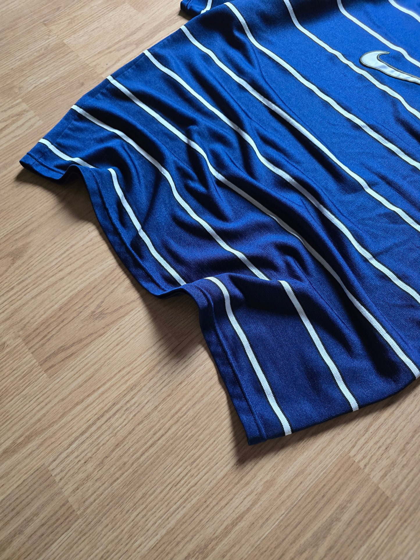 90s Nike Striped Sports Jersey (XL)