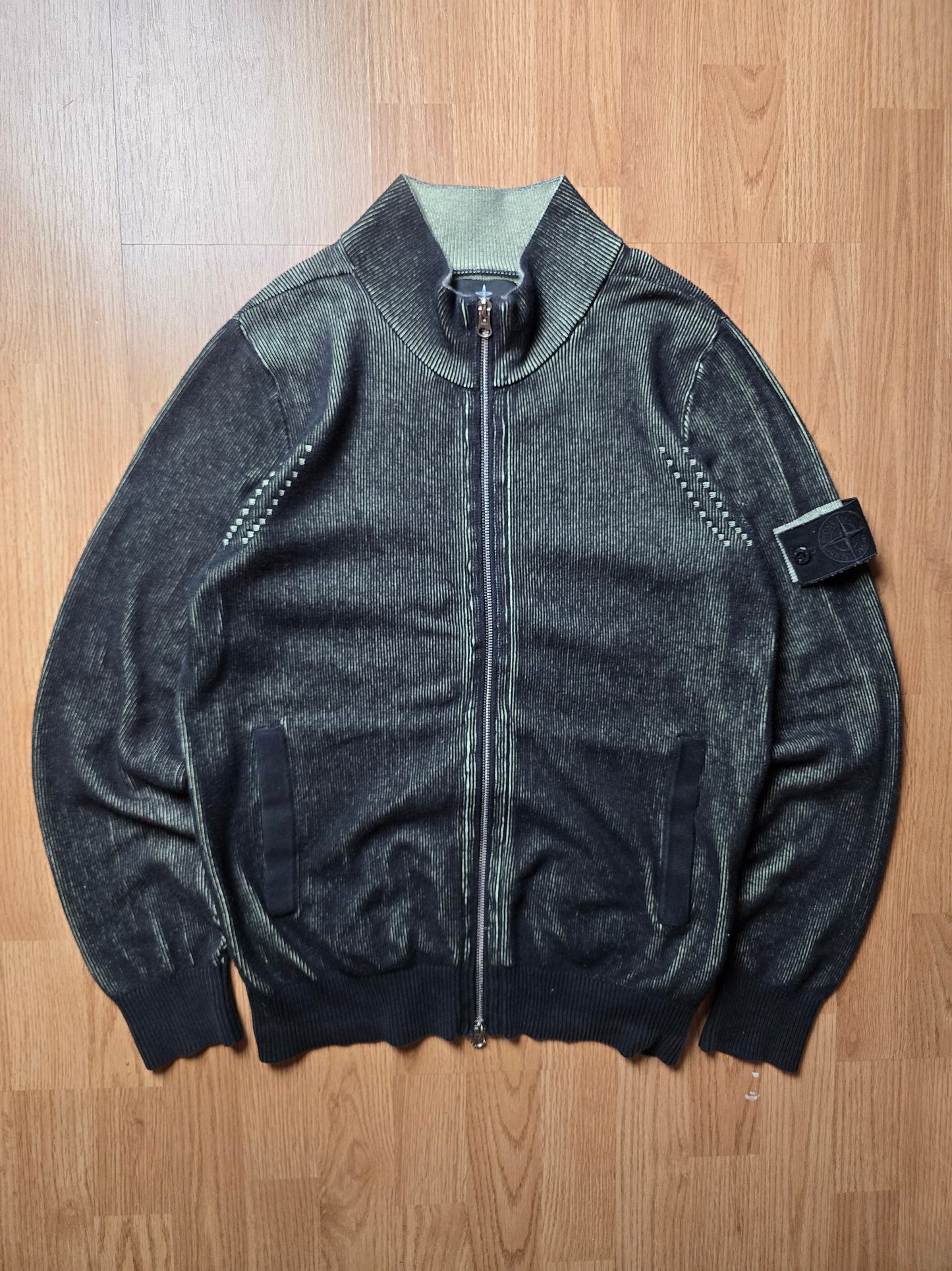 Stone Island Shadow Project Vanisé Knit Zip Track Jacket (S)