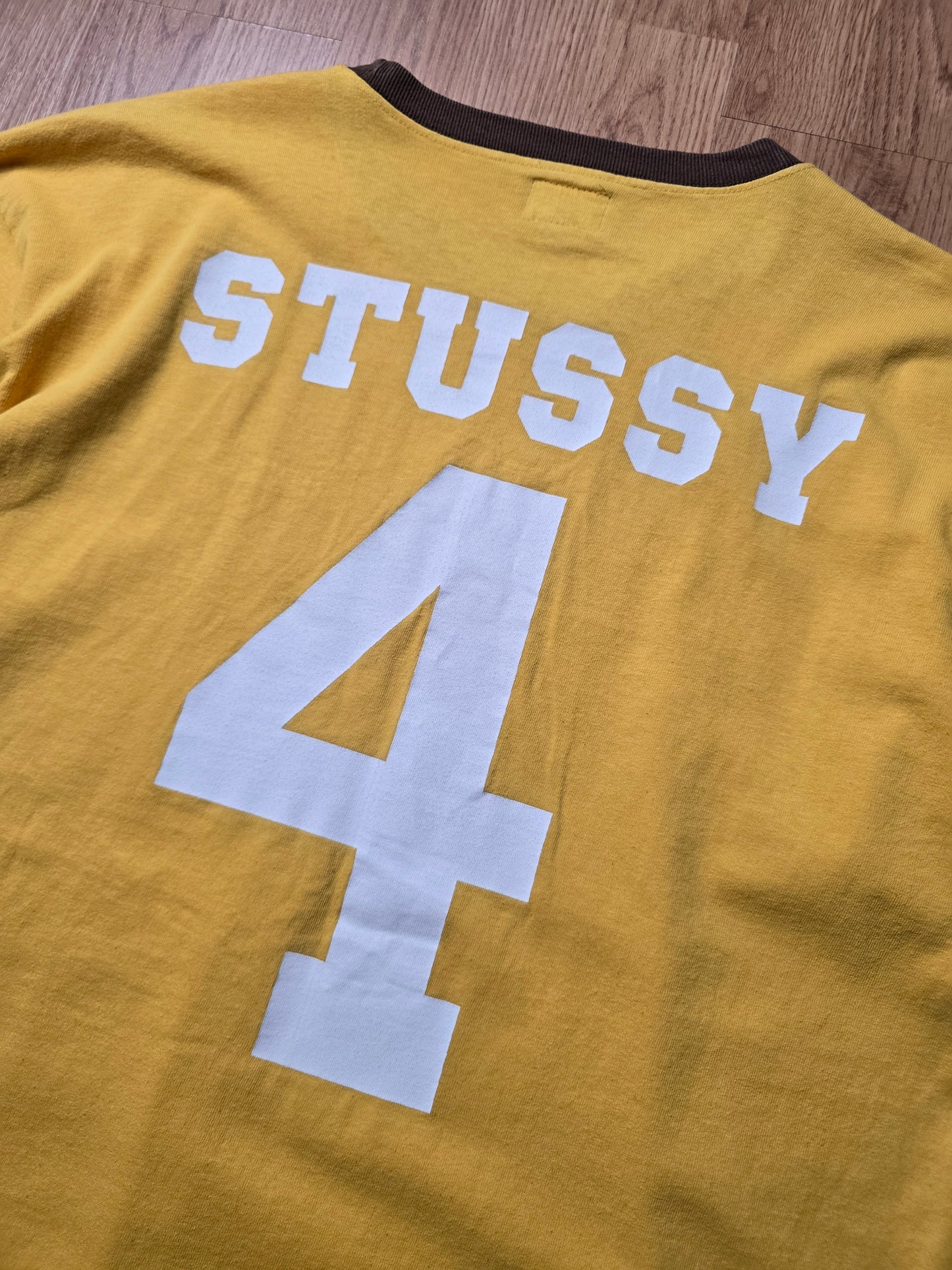 90s Stussy Sport Ringer Tee (L)