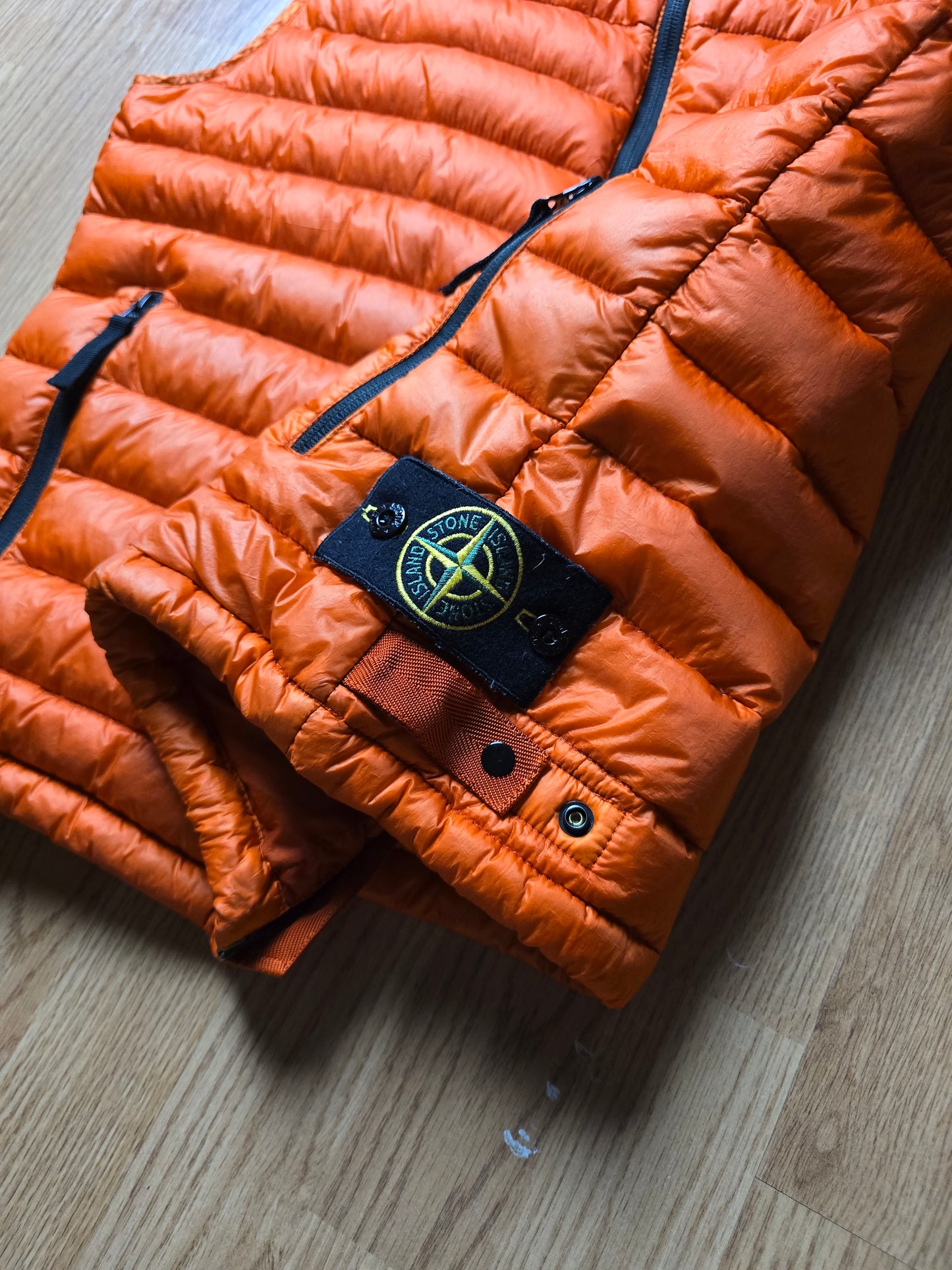 Stone Island AW12 Garment Dyed Down Puffer Gilet (M)
