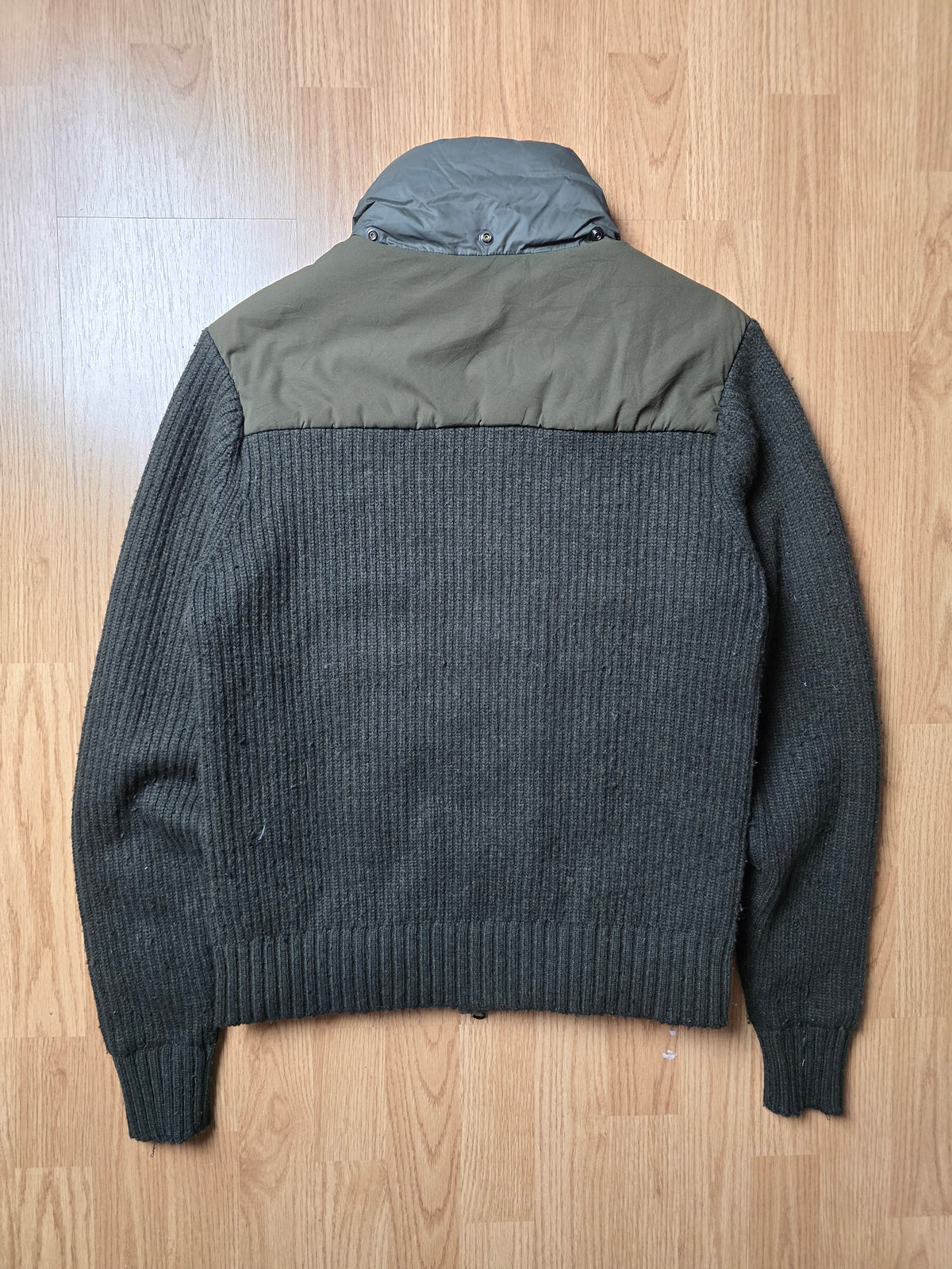 C.P. Company D.D Shell Hybrid Knit Puffer Jacket (S)