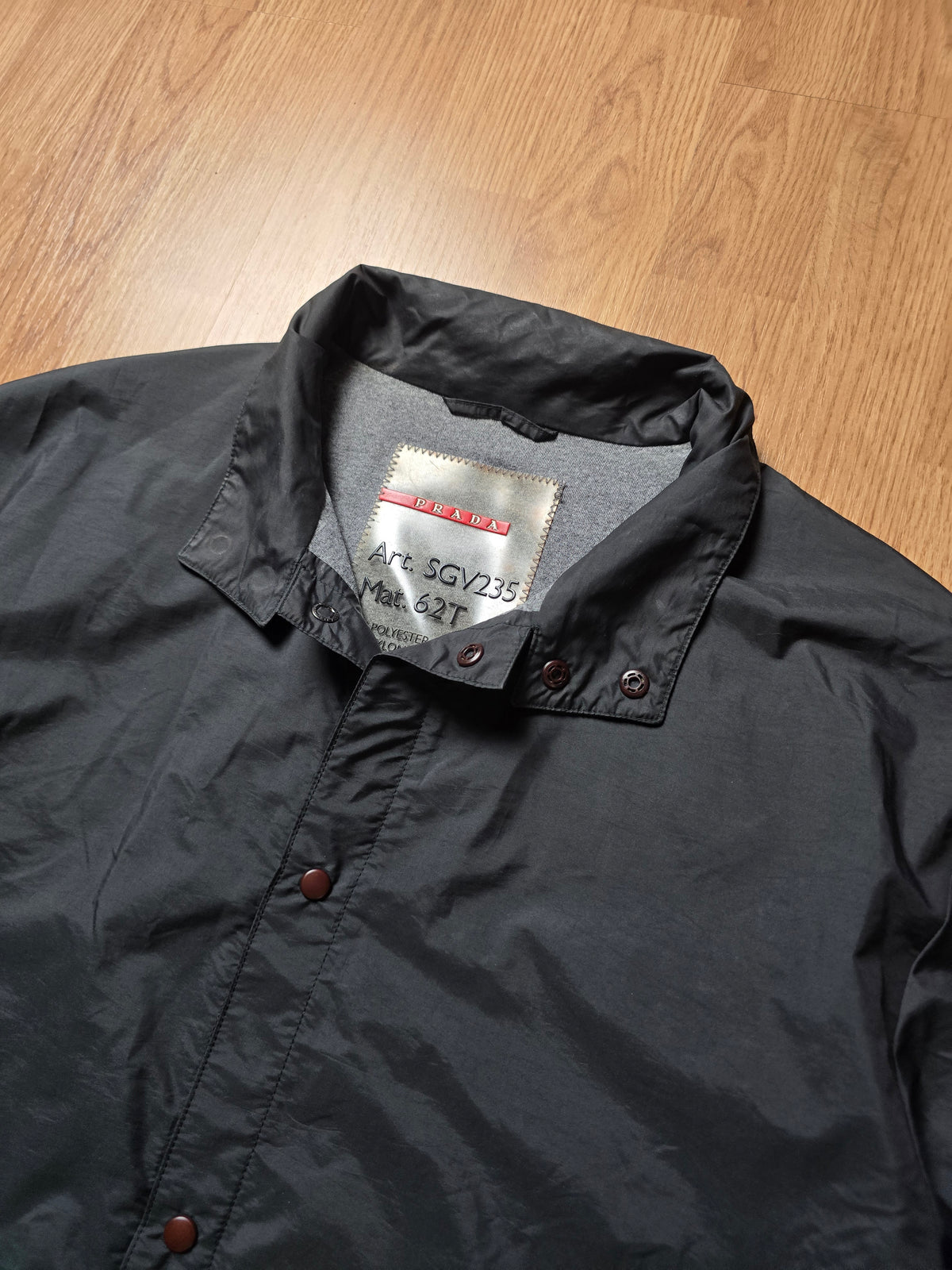 RARE Prada Sport SS00 Gel Seam Nylon Cropped Jacket (M)