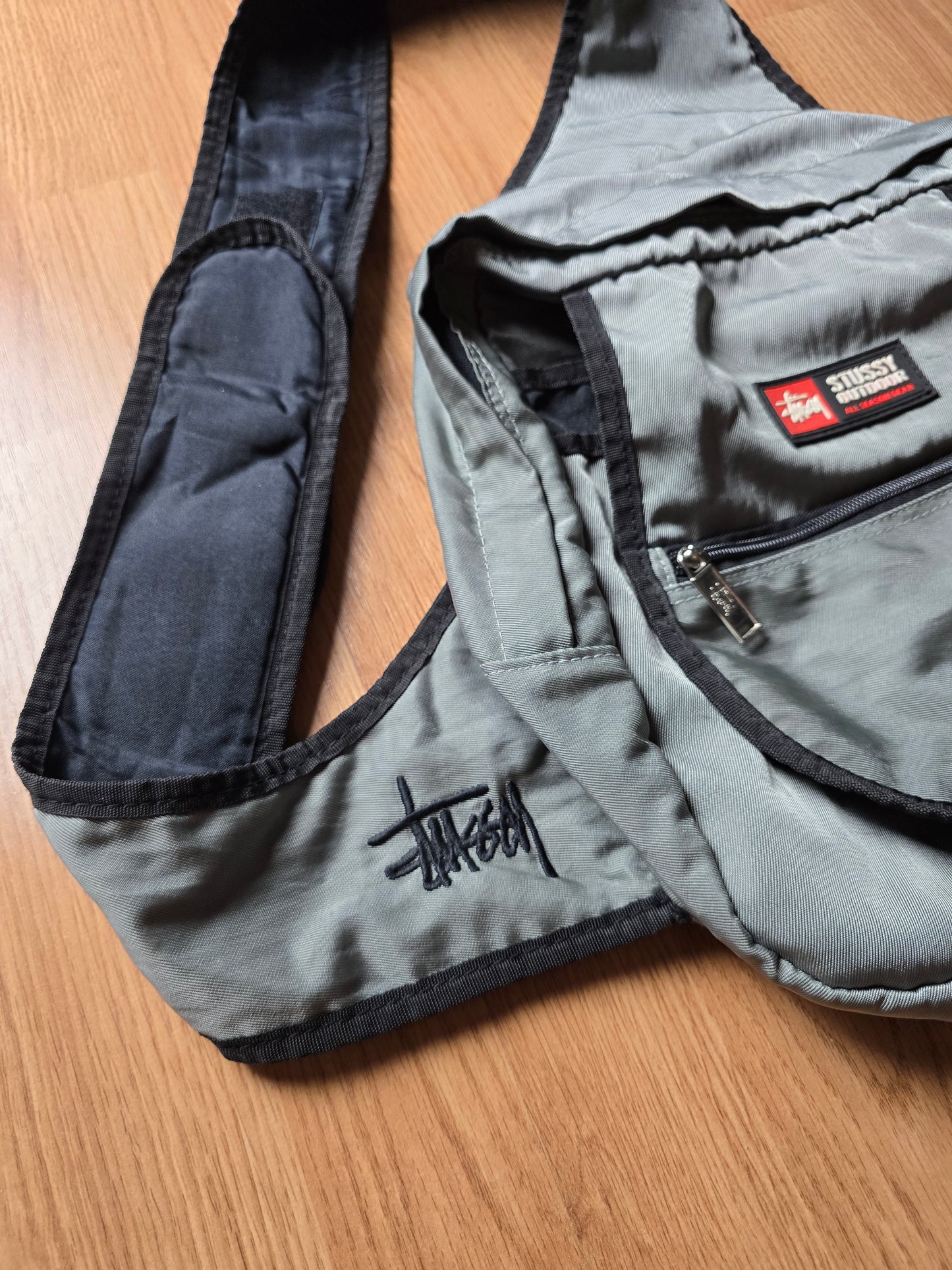 90s Stussy Outdoors Technical Adjustable Sling Bag