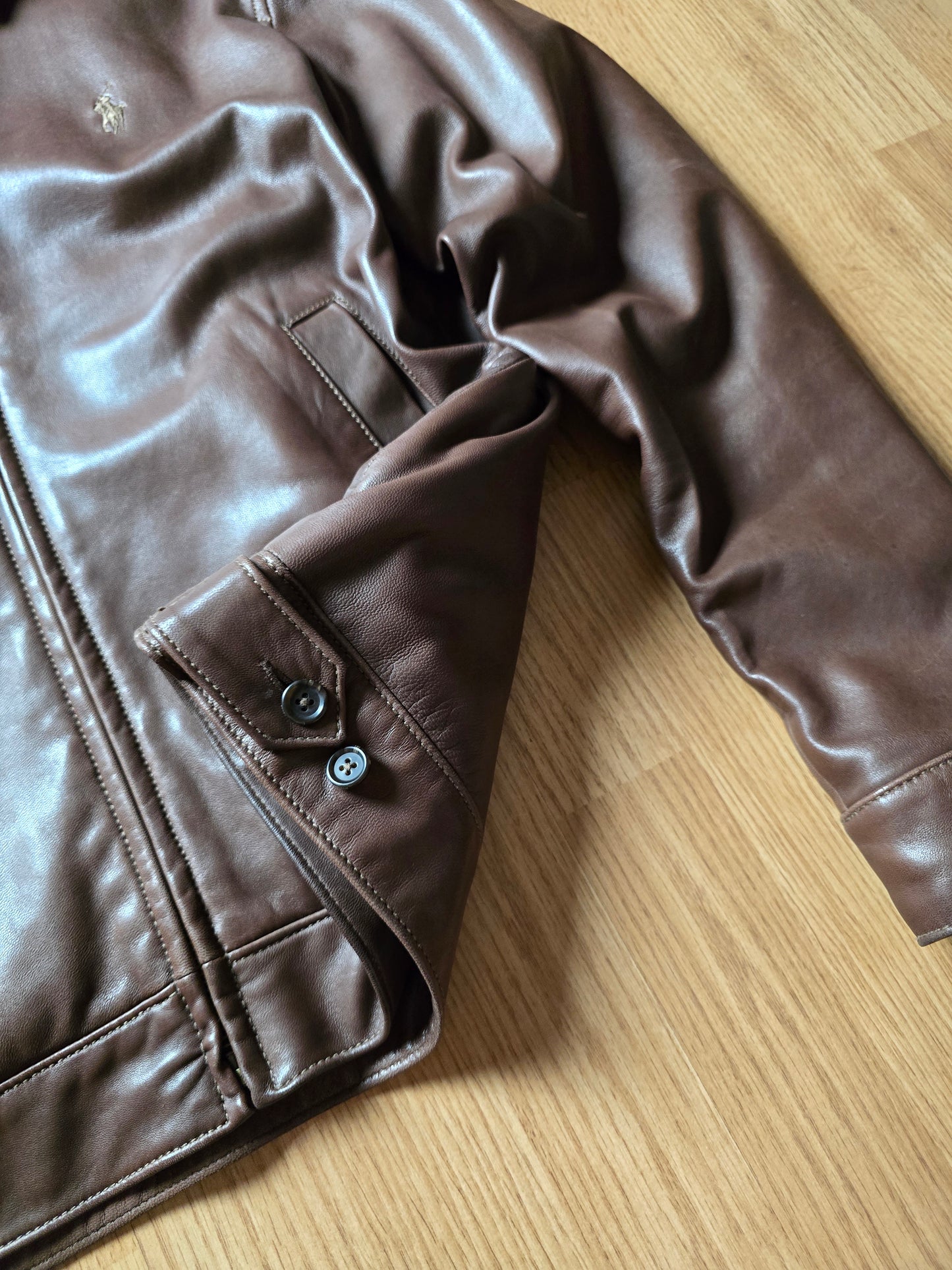 Polo Ralph Lauren Heavyweight Leather Jacket (S)