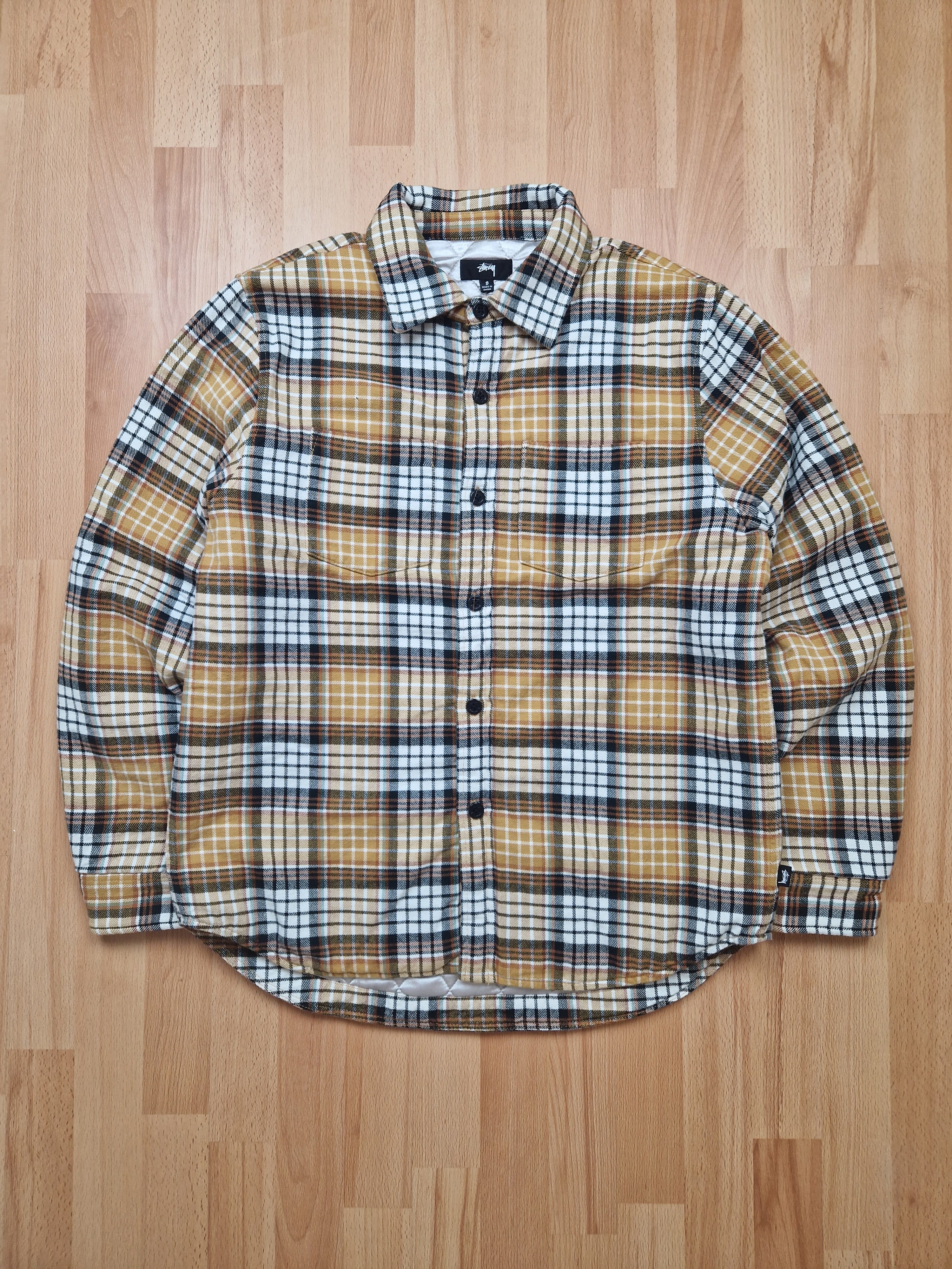 Stussy flannel sale jacket