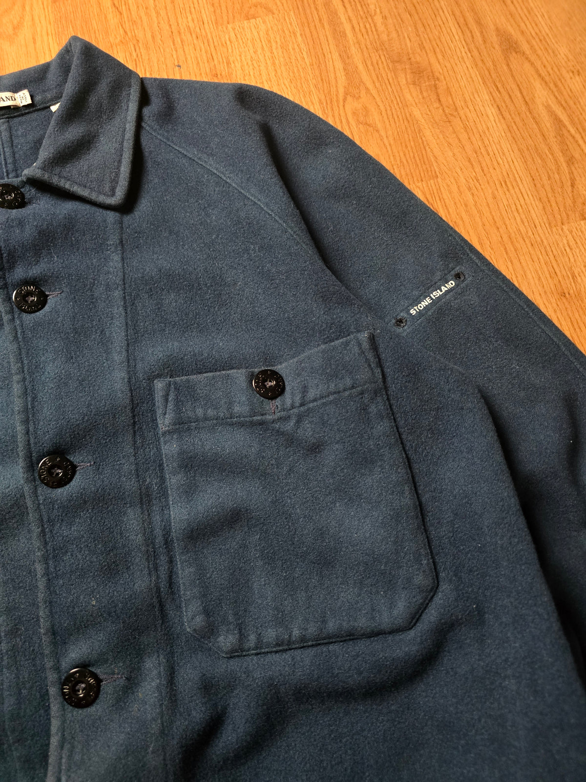 Stone Island AW99 Garment Dyed Wool Overshirt (M/L)