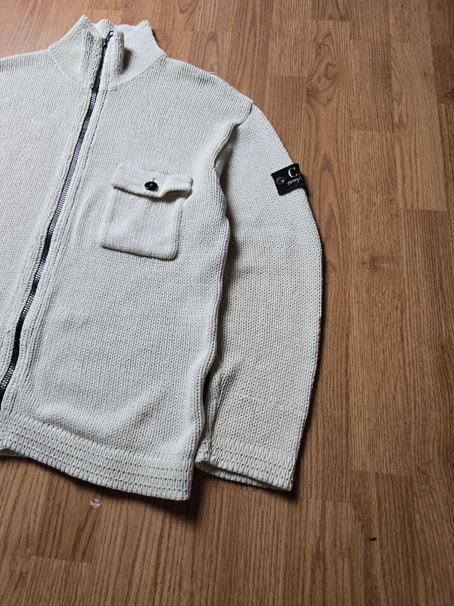 RARE C.P. Company SS00 U16 Cotton Knit Zip Cardigan (S/M)