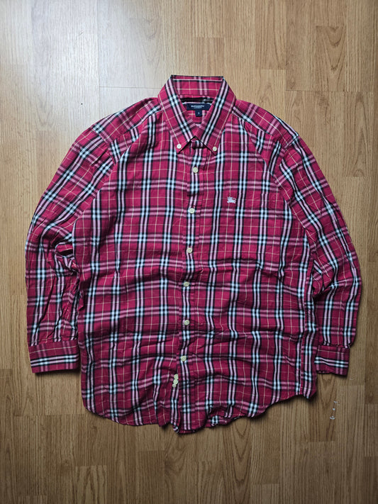 Vintage Burberry LS Nova Check Flannel Shirt (S)
